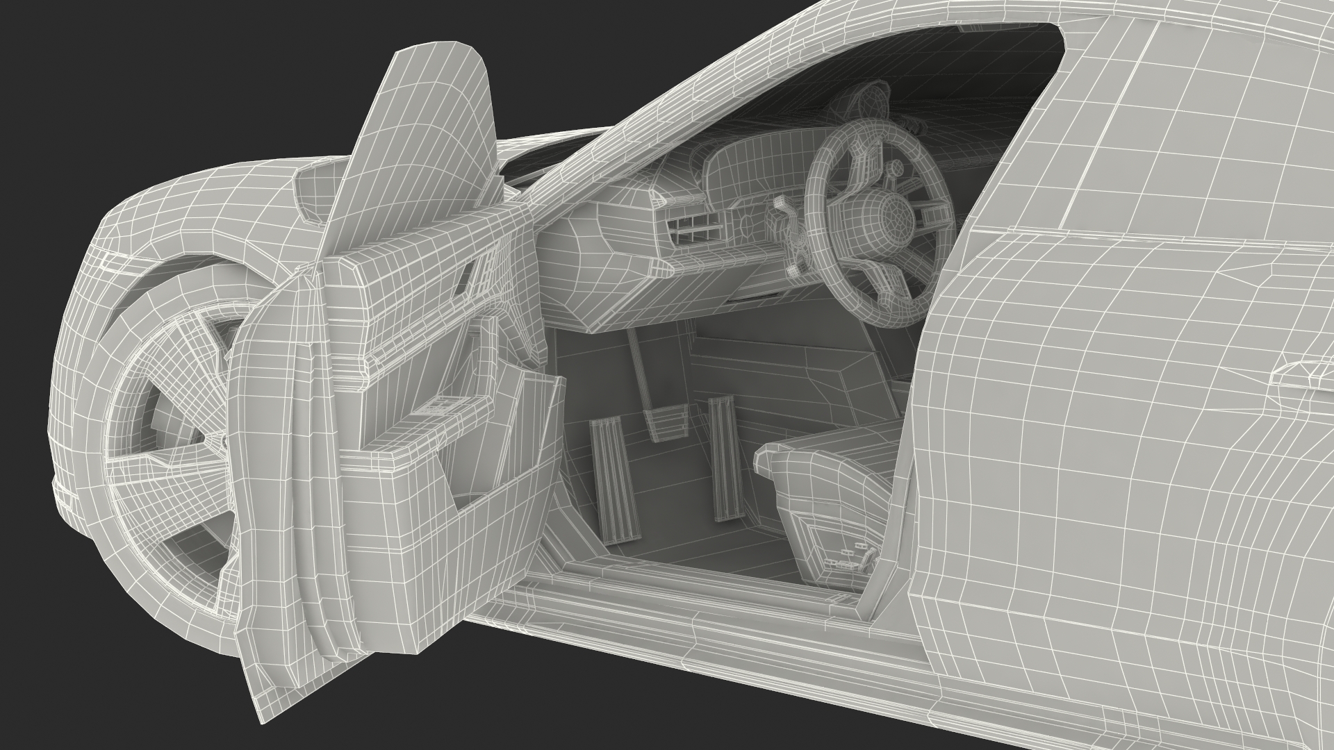 Porsche Taycan Turbo S 2020 Rigged 3D model