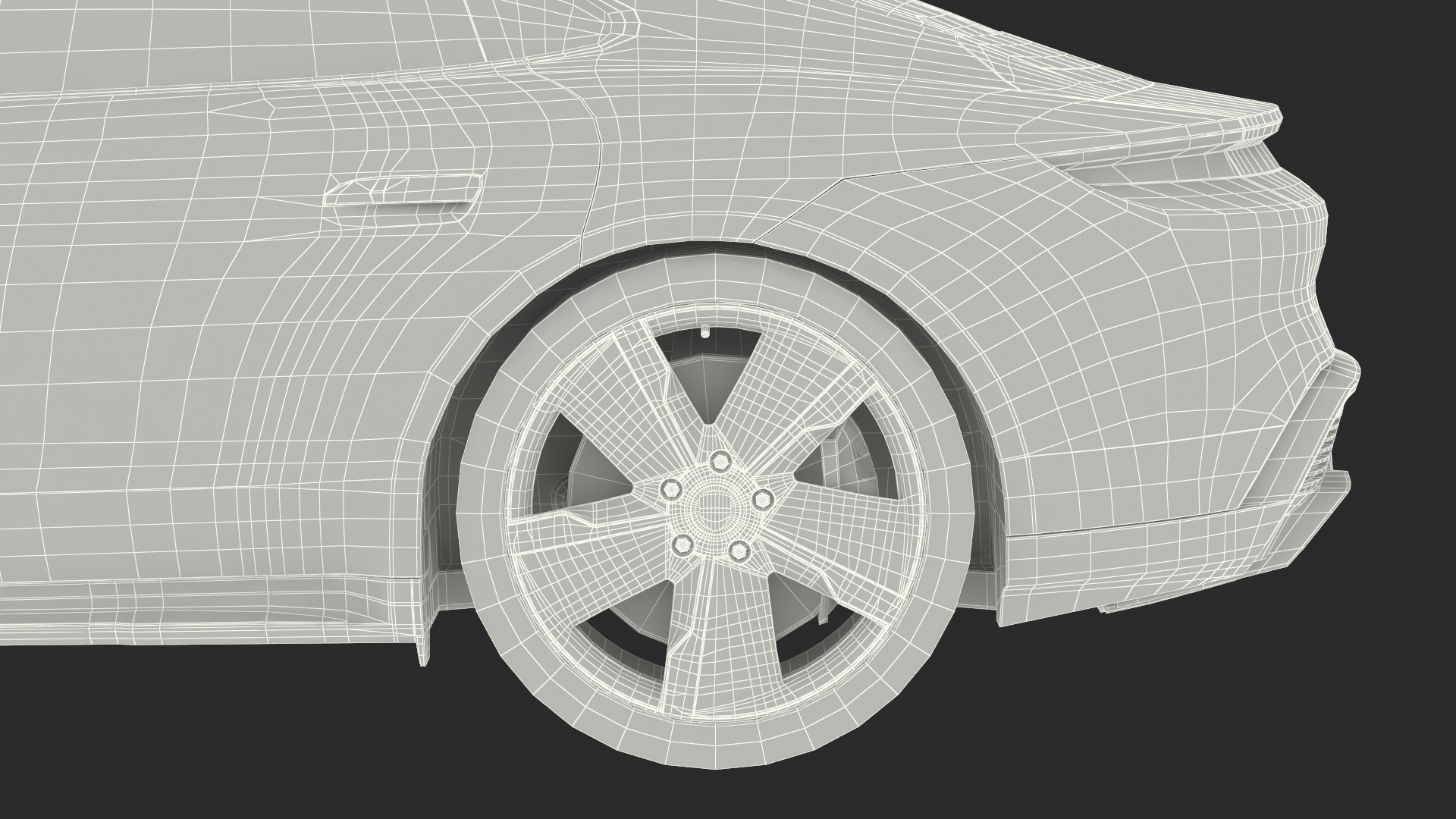 Porsche Taycan Turbo S 2020 Rigged 3D model