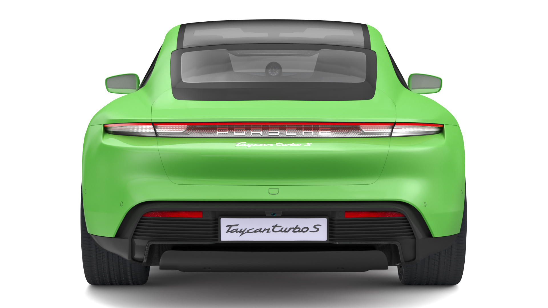 Porsche Taycan Turbo S 2020 Rigged 3D model