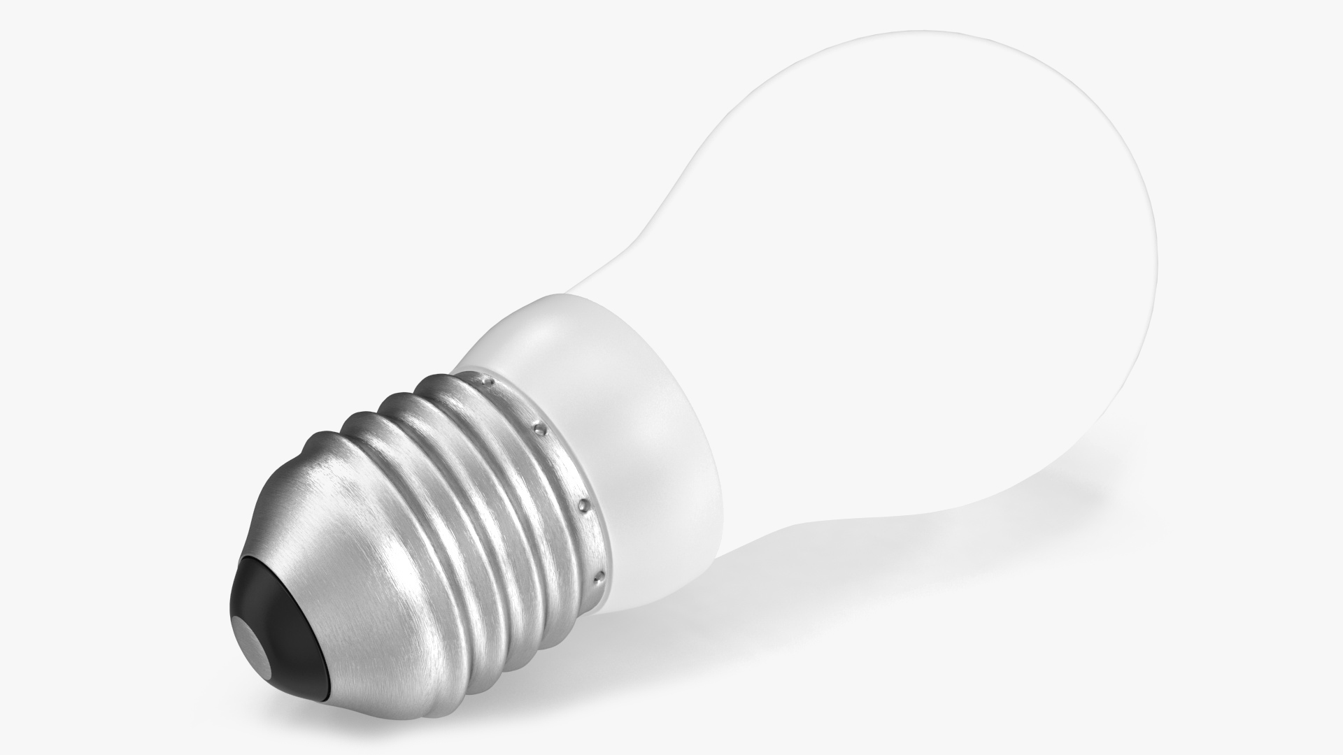 3D model Energy Saving LED Light Bulb Illuminated