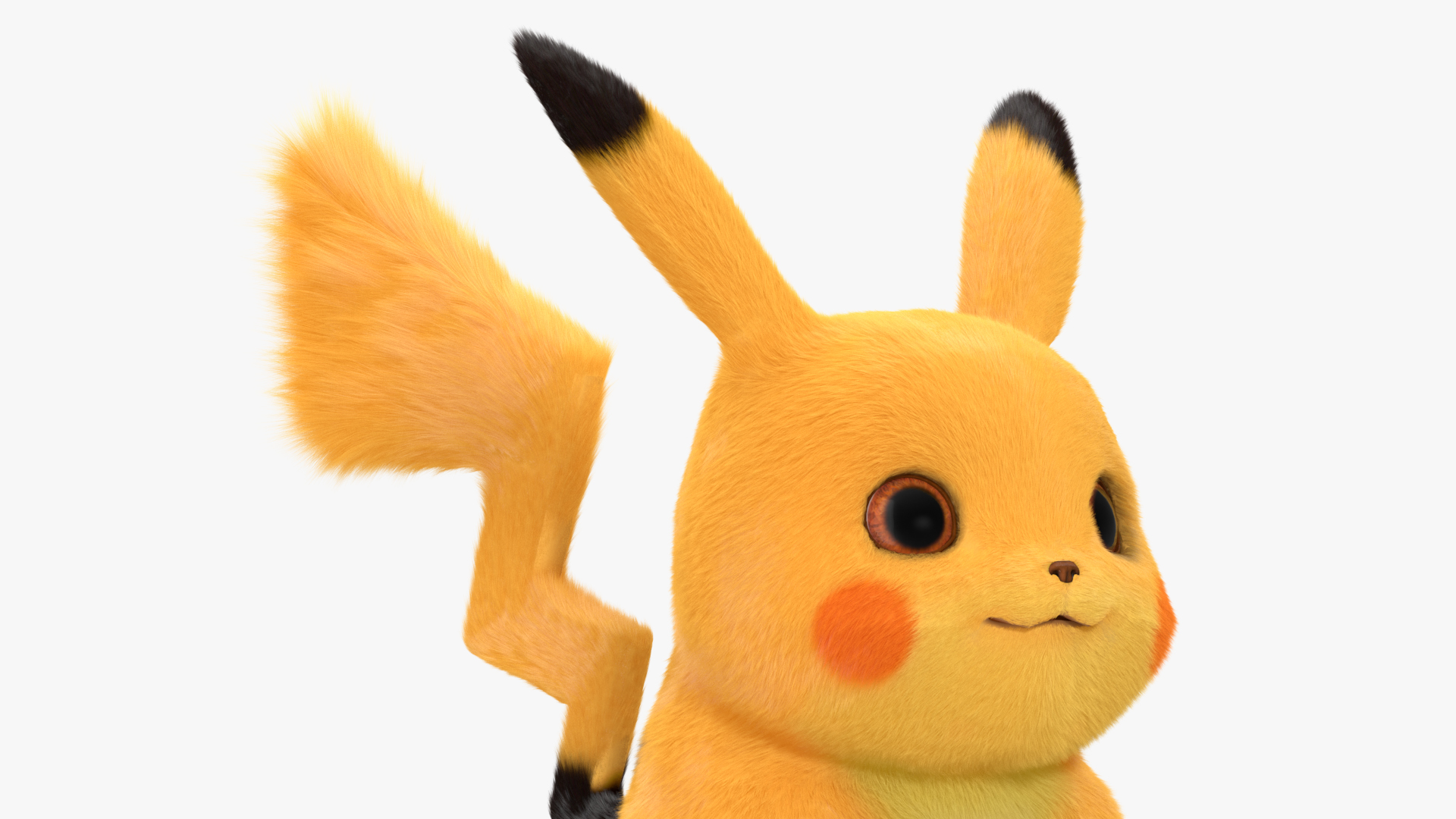 Cartoon Pikachu Character Fur 3D model