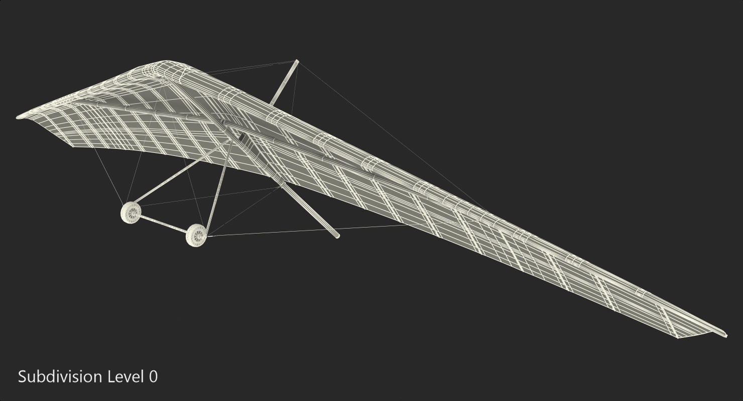 3D model Flexible Wing Hang Glider