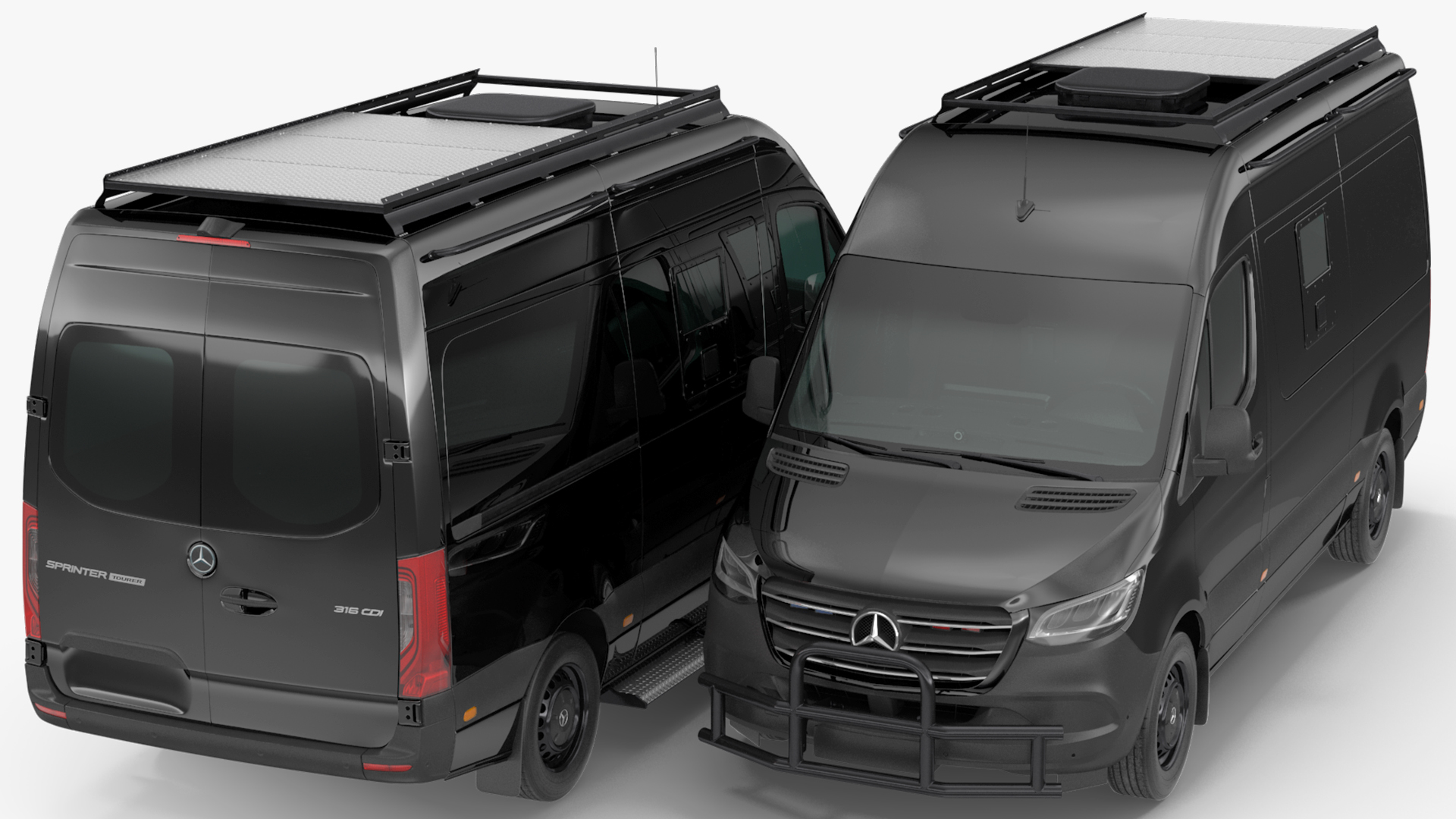 SWAT Van Bulletproof Mercedes 3D model