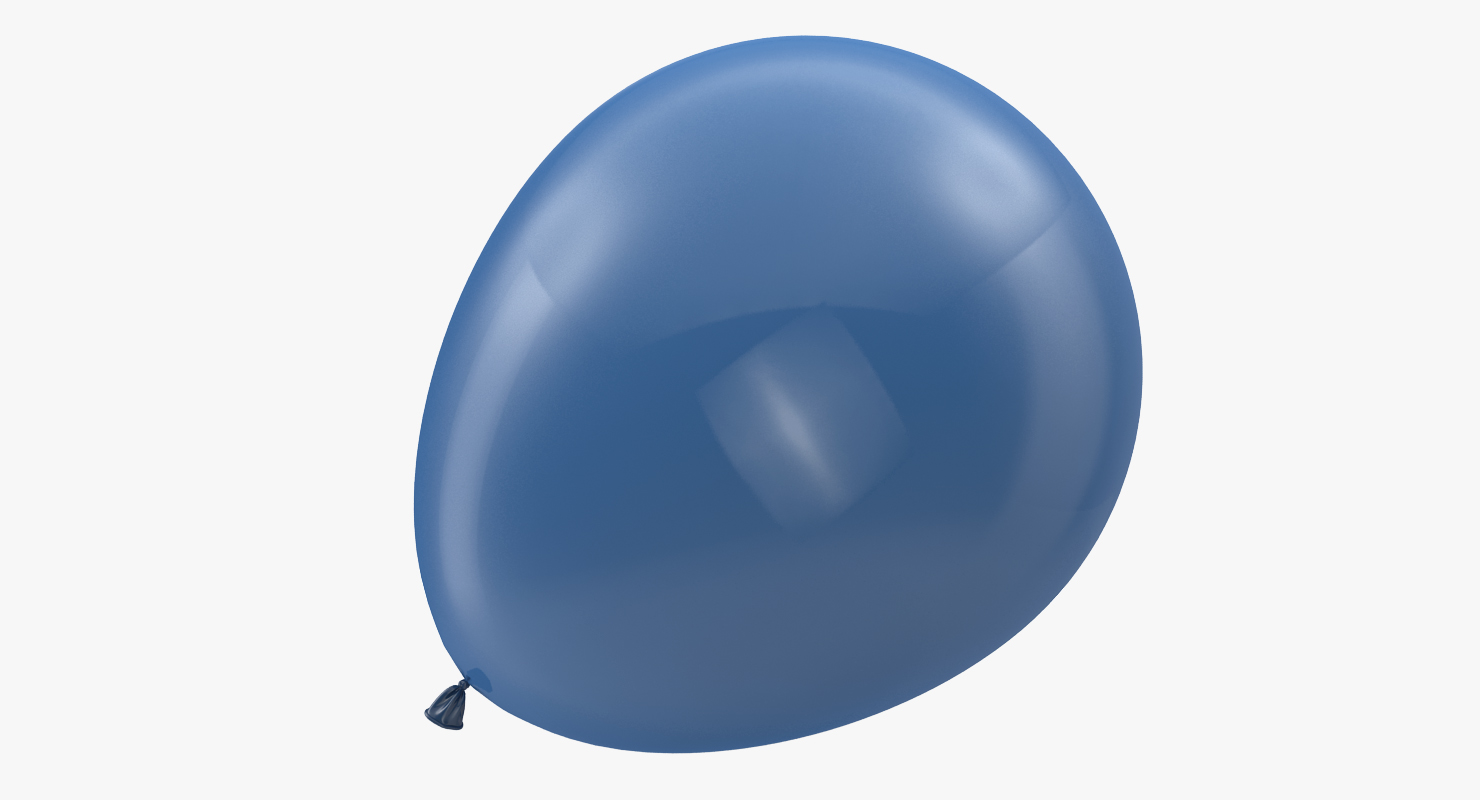 Blue Balloon 3D