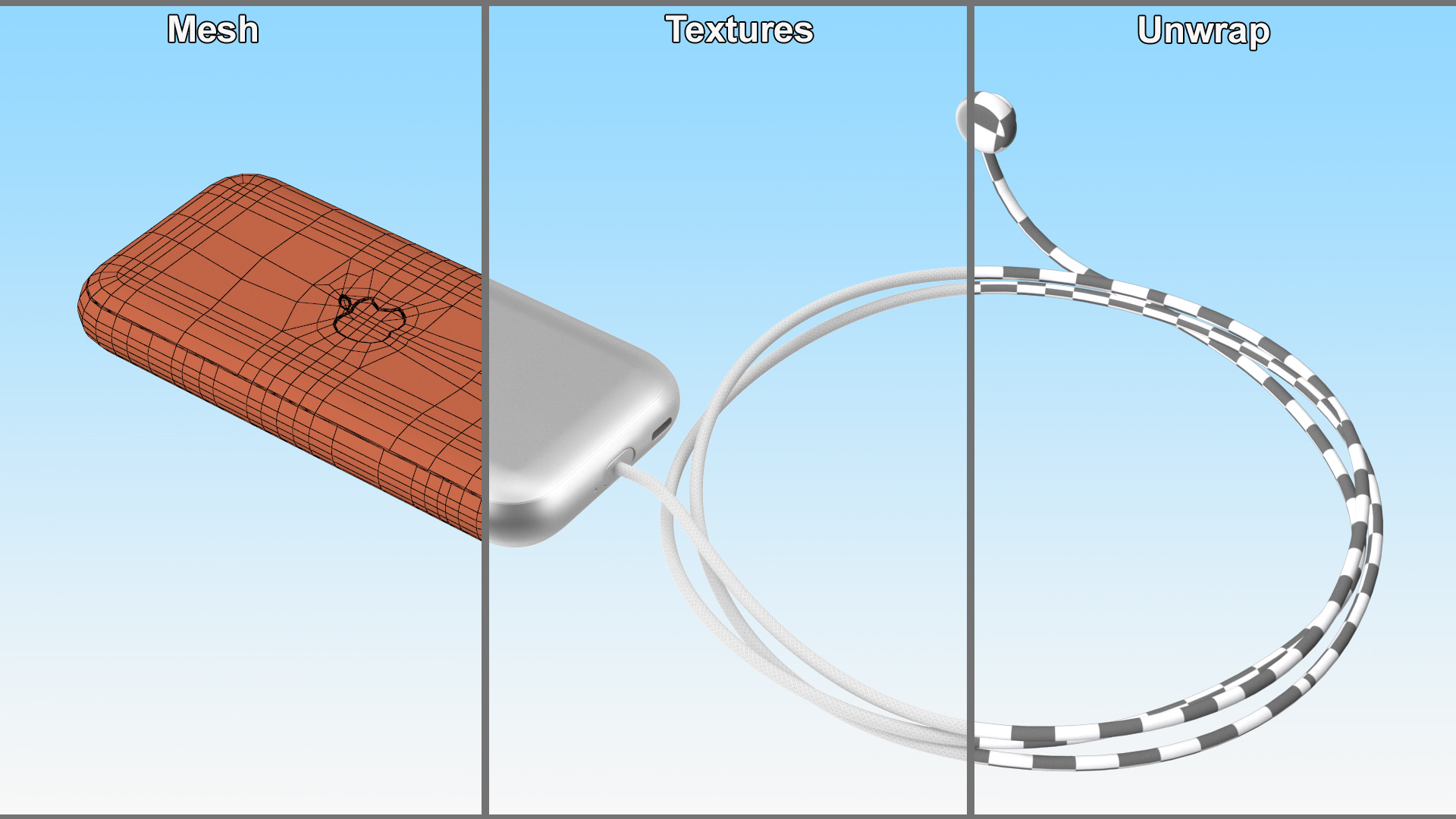 3D Battery for Apple Vision Pro model