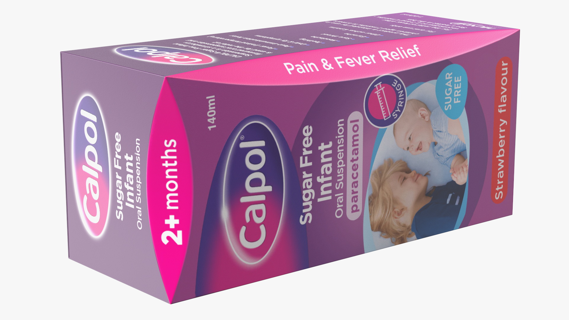 Infant Calpol Medication Ready to Use 3D