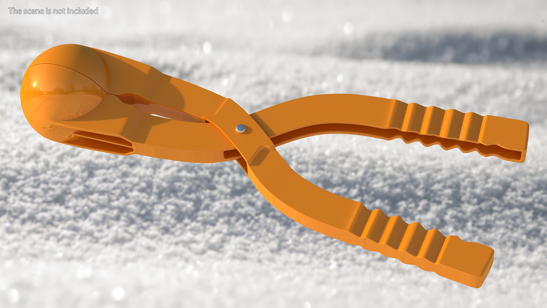 Snowball Maker Clip Tool 3D model