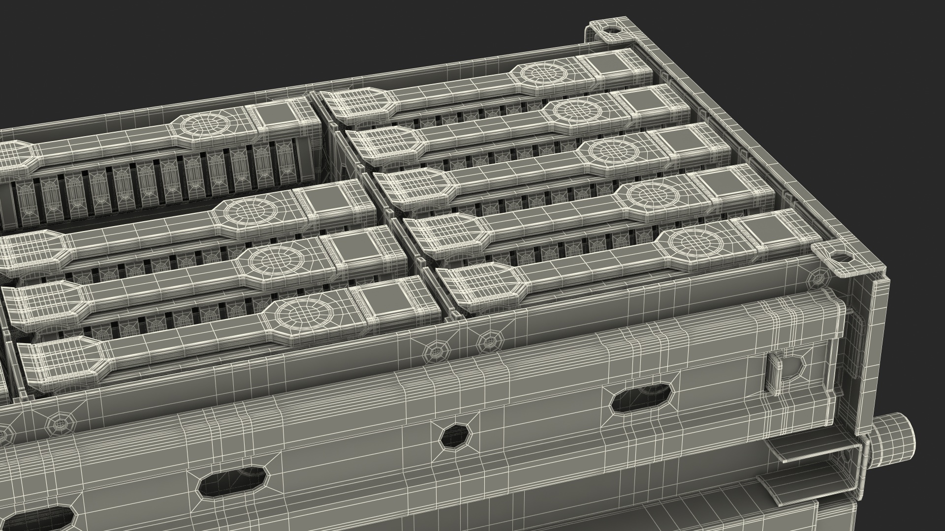 3D model Server SATA HDD Case