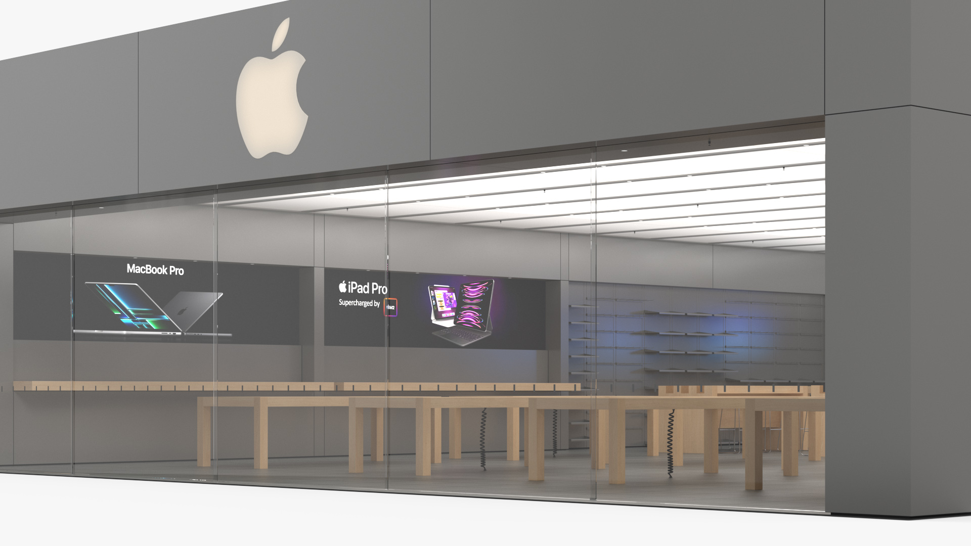 3D model Apple Store Building