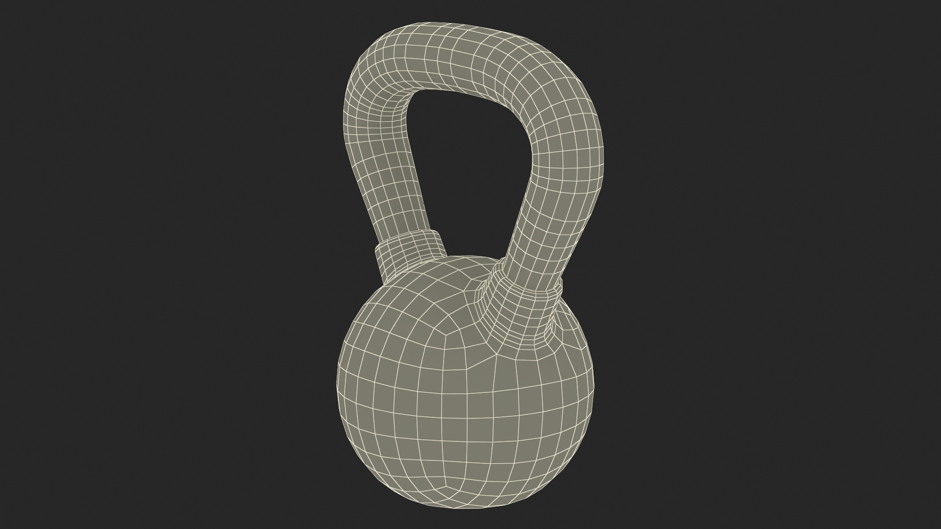 3D Strength Training Vinyl Coated Kettlebell 16kg