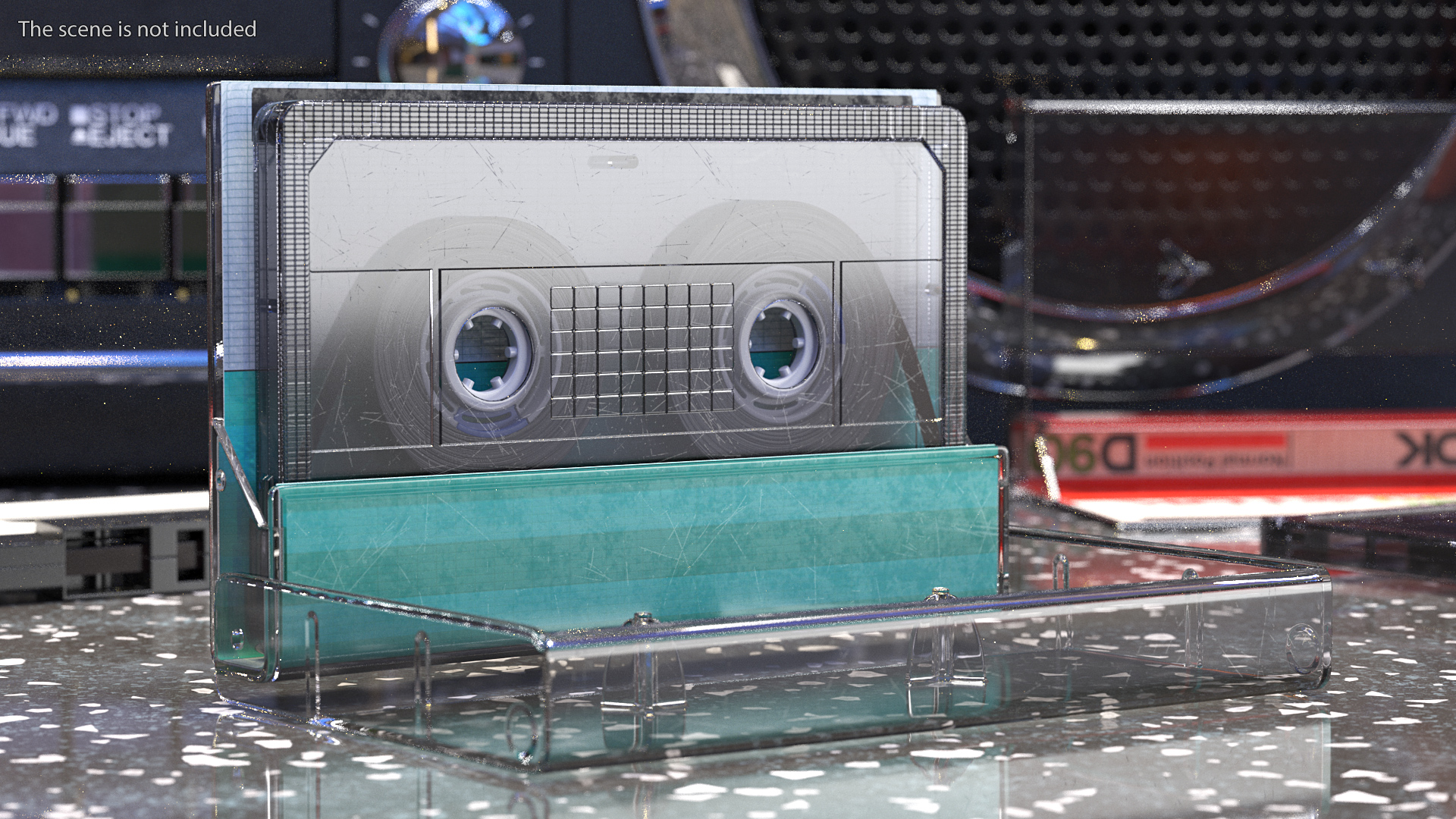 Cassette Tape with Box 3D