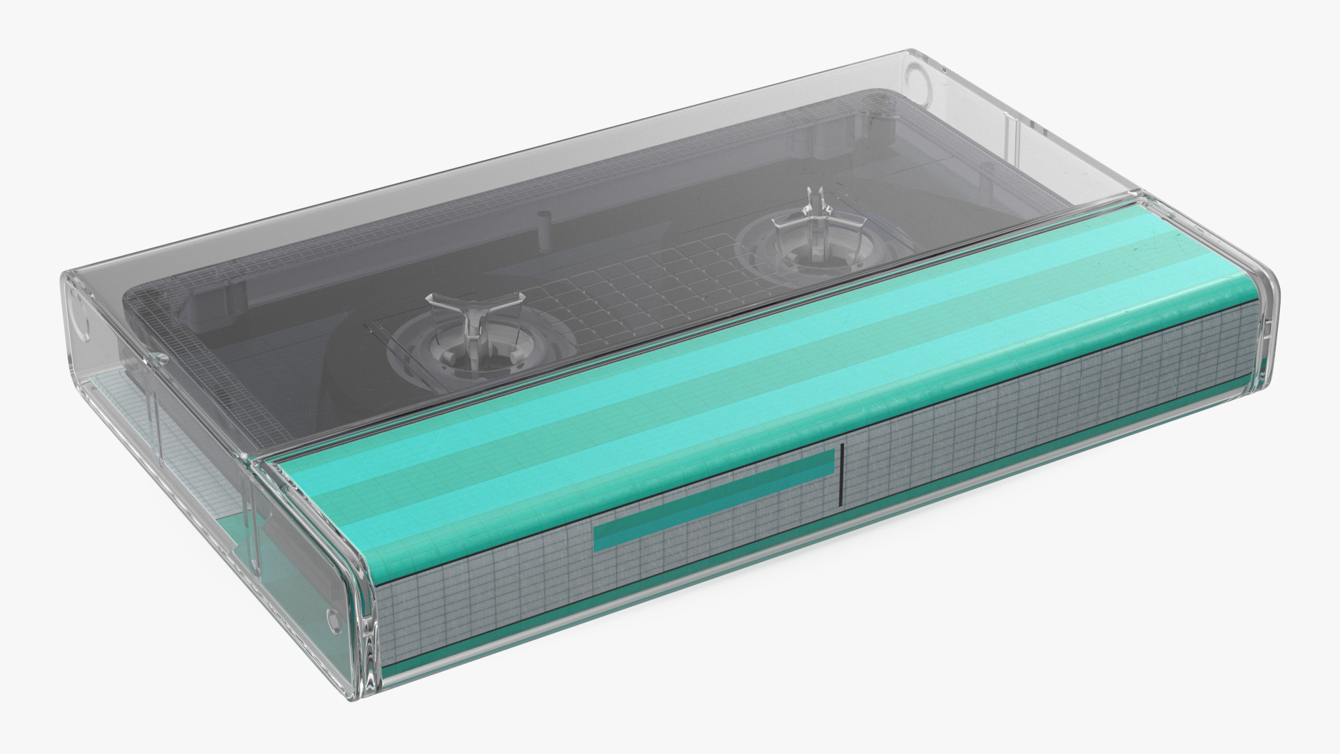 Cassette Tape with Box 3D