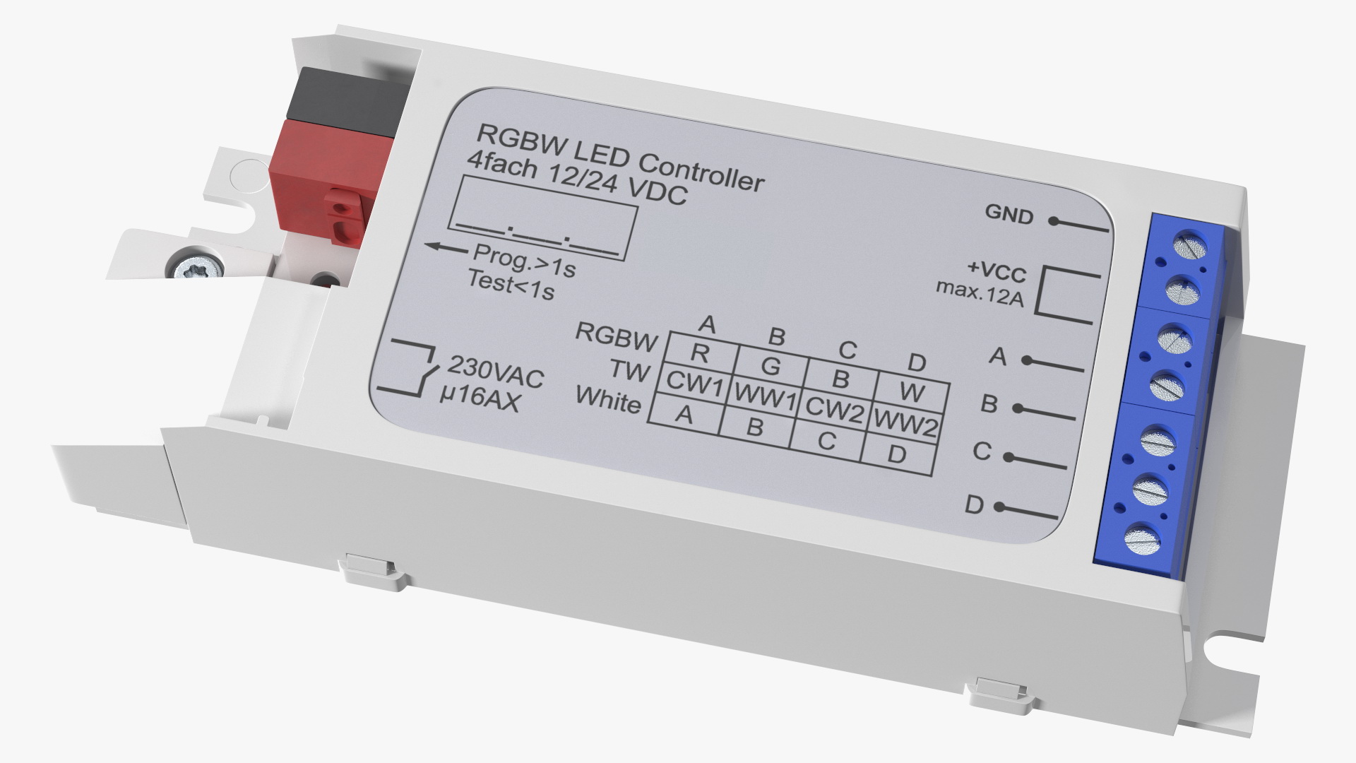 RGBW LED Stripes Controller 3D