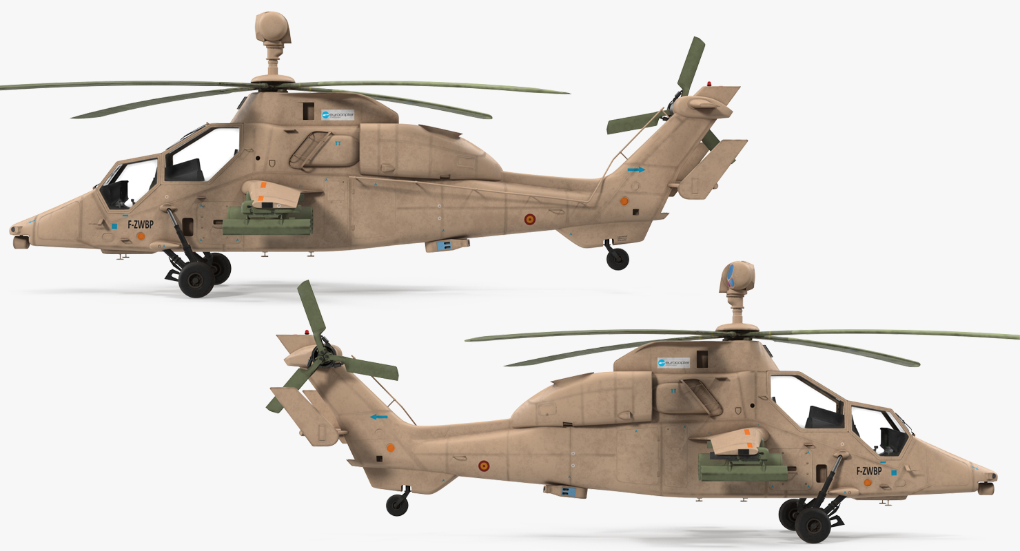 3D Eurocopter Tigre EC665 Spain model