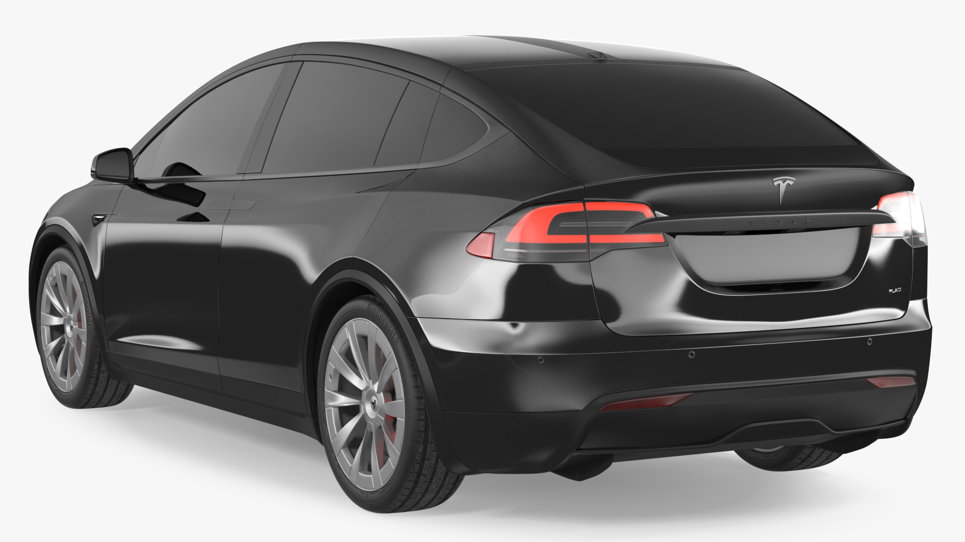 3D Tesla Model X Plaid Exterior Only model