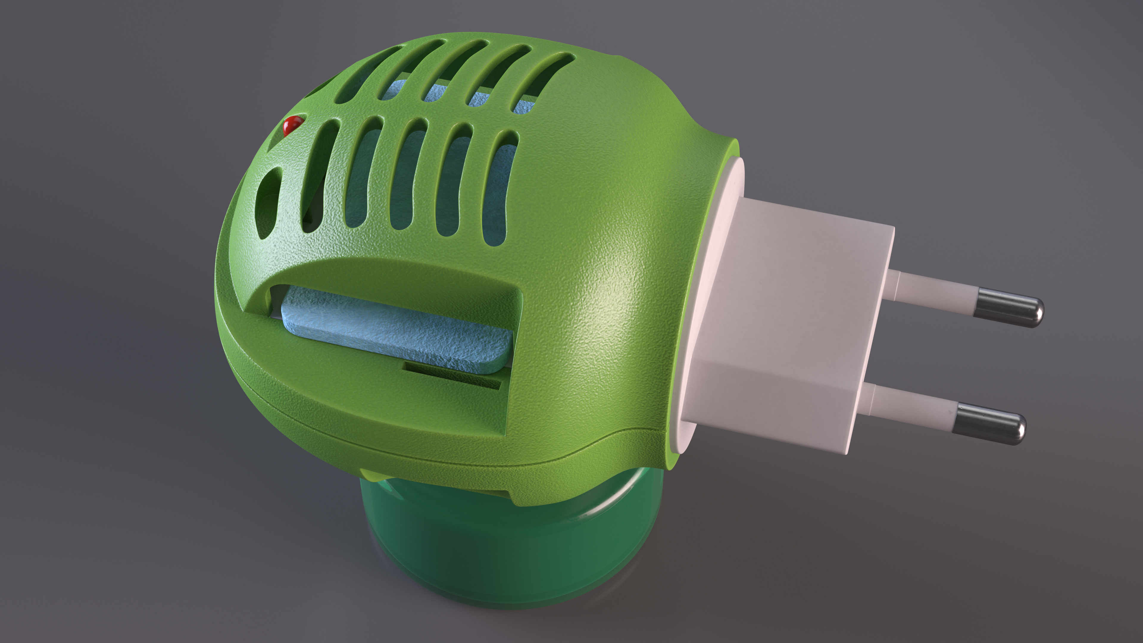 3D Mosquito Fumigator Device Green