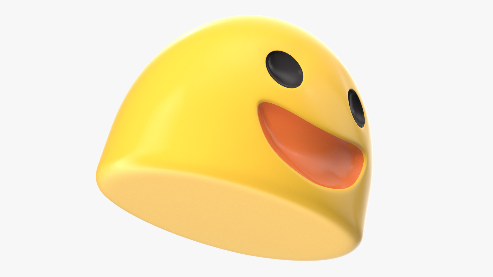 Happy Face Android Emoji 3D model