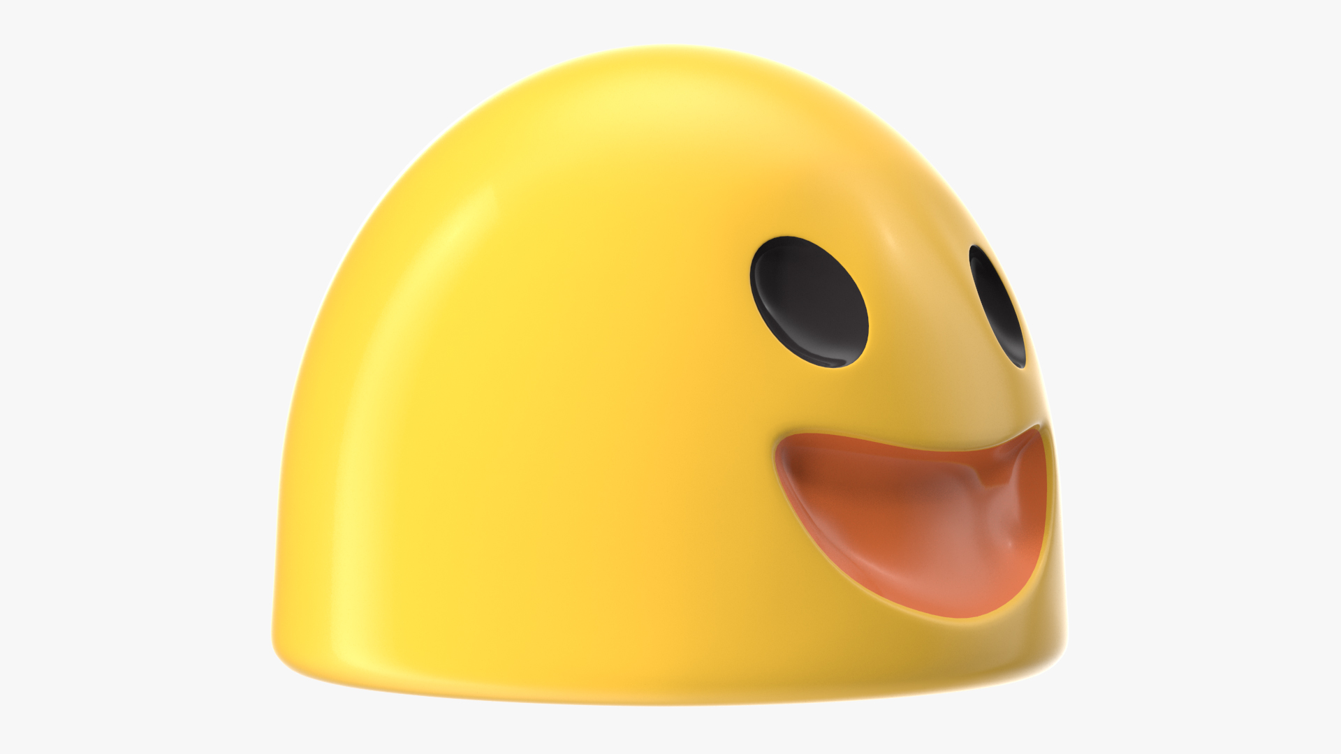 Happy Face Android Emoji 3D model