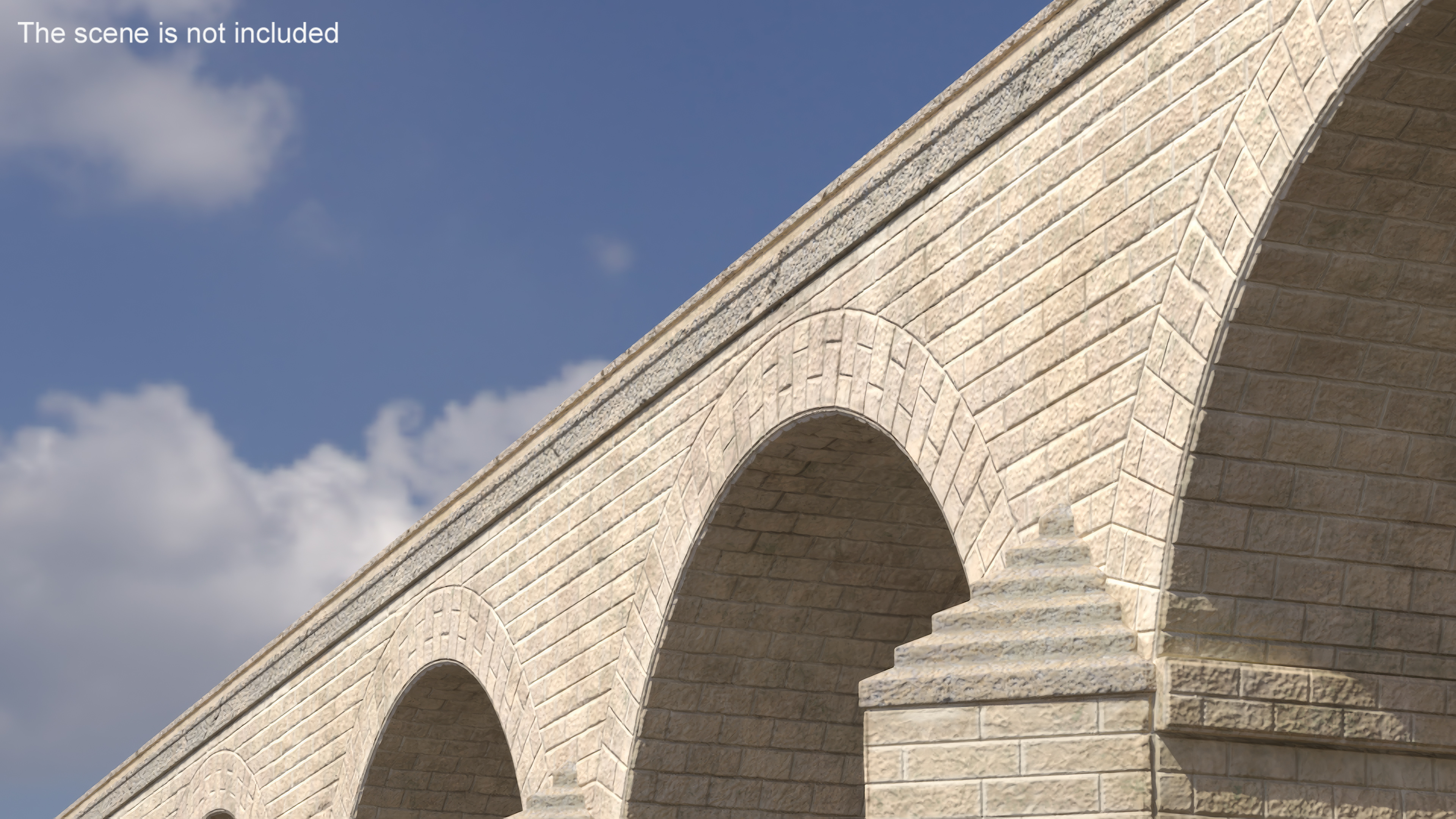 Two Tiered Aqueduct 3D model