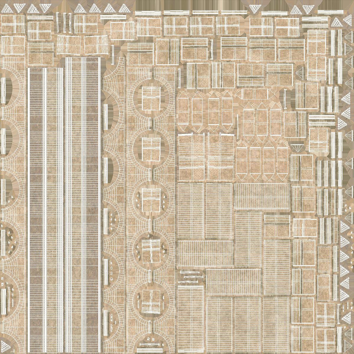 Two Tiered Aqueduct 3D model