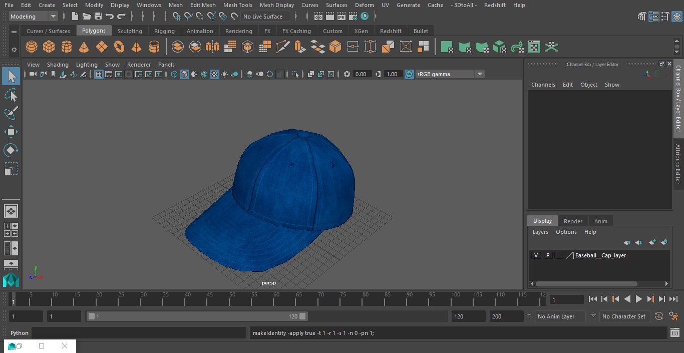 Baseball Cap 3D