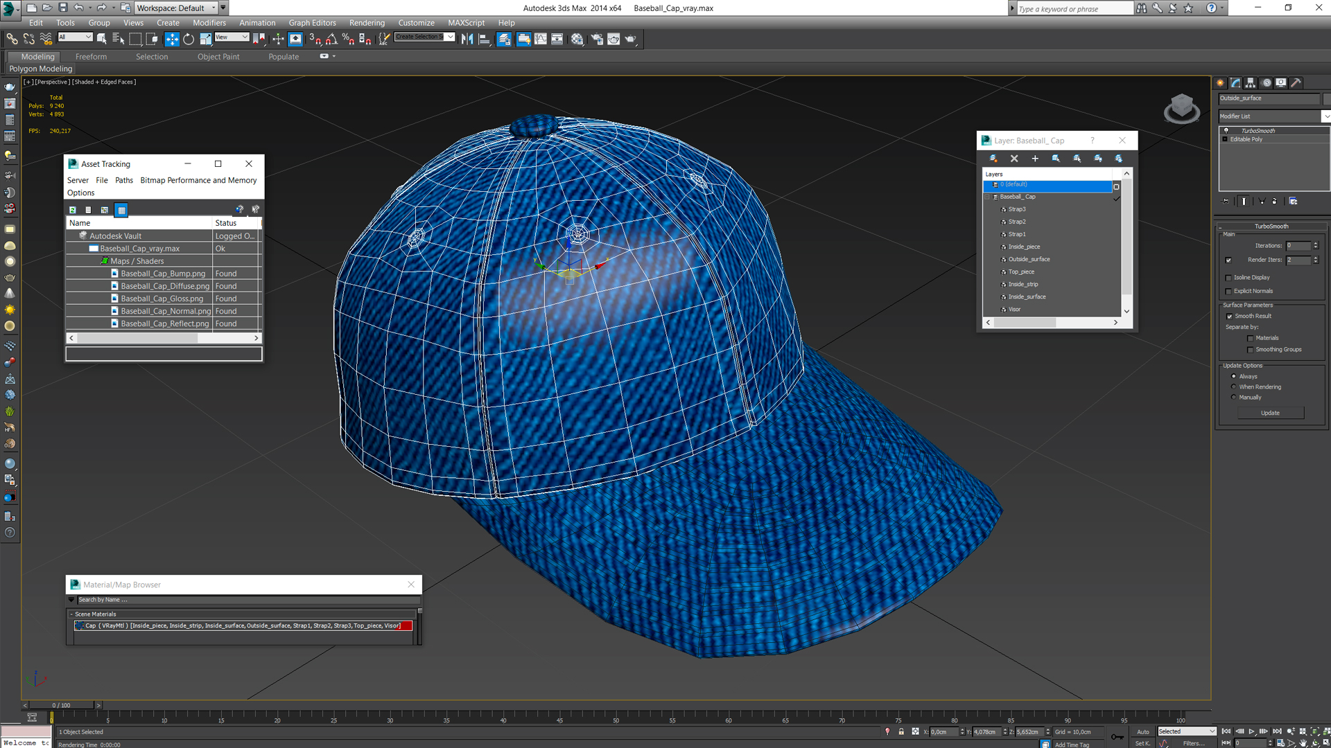 Baseball Cap 3D