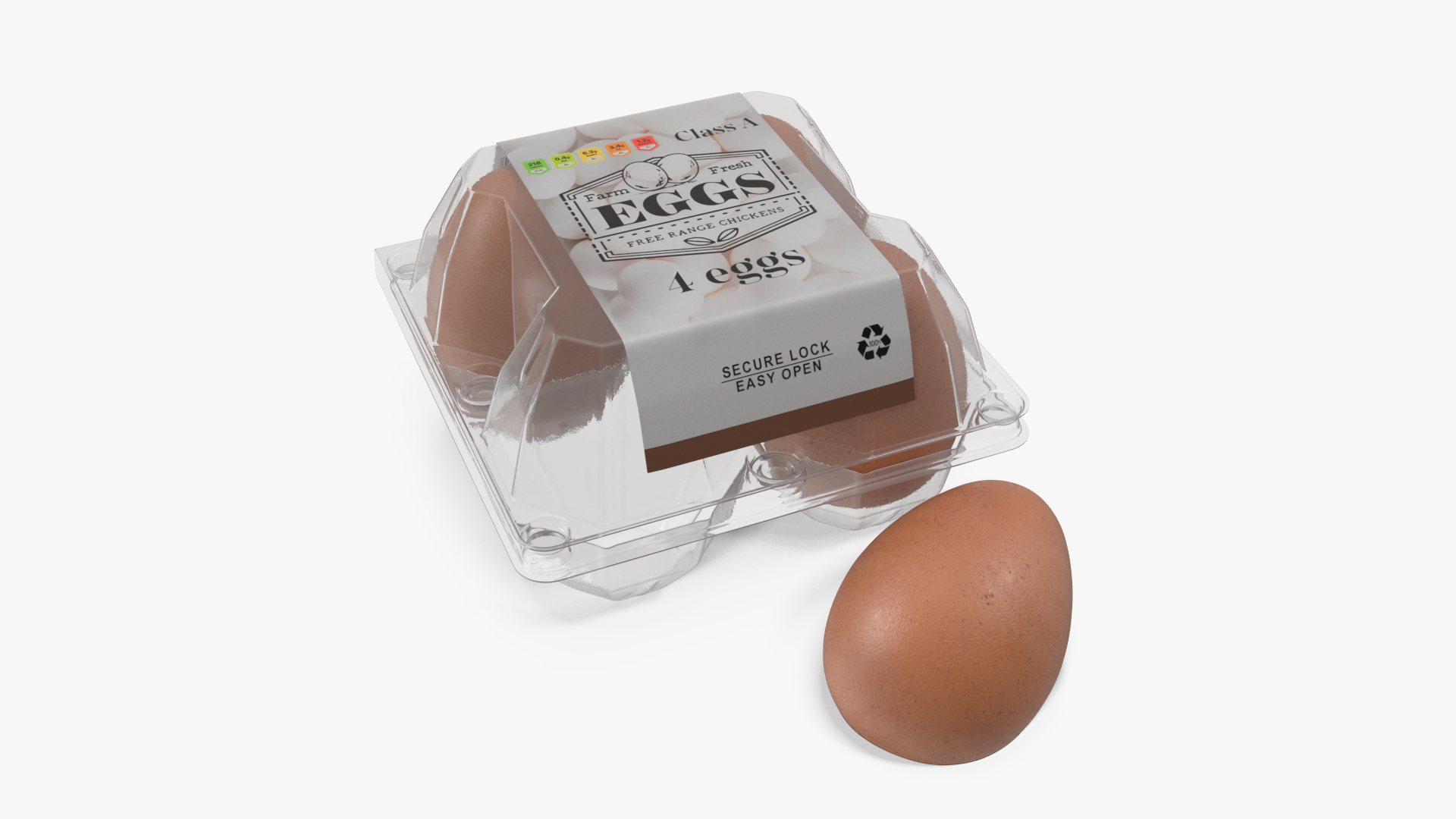 3D Egg Plastic Packaging