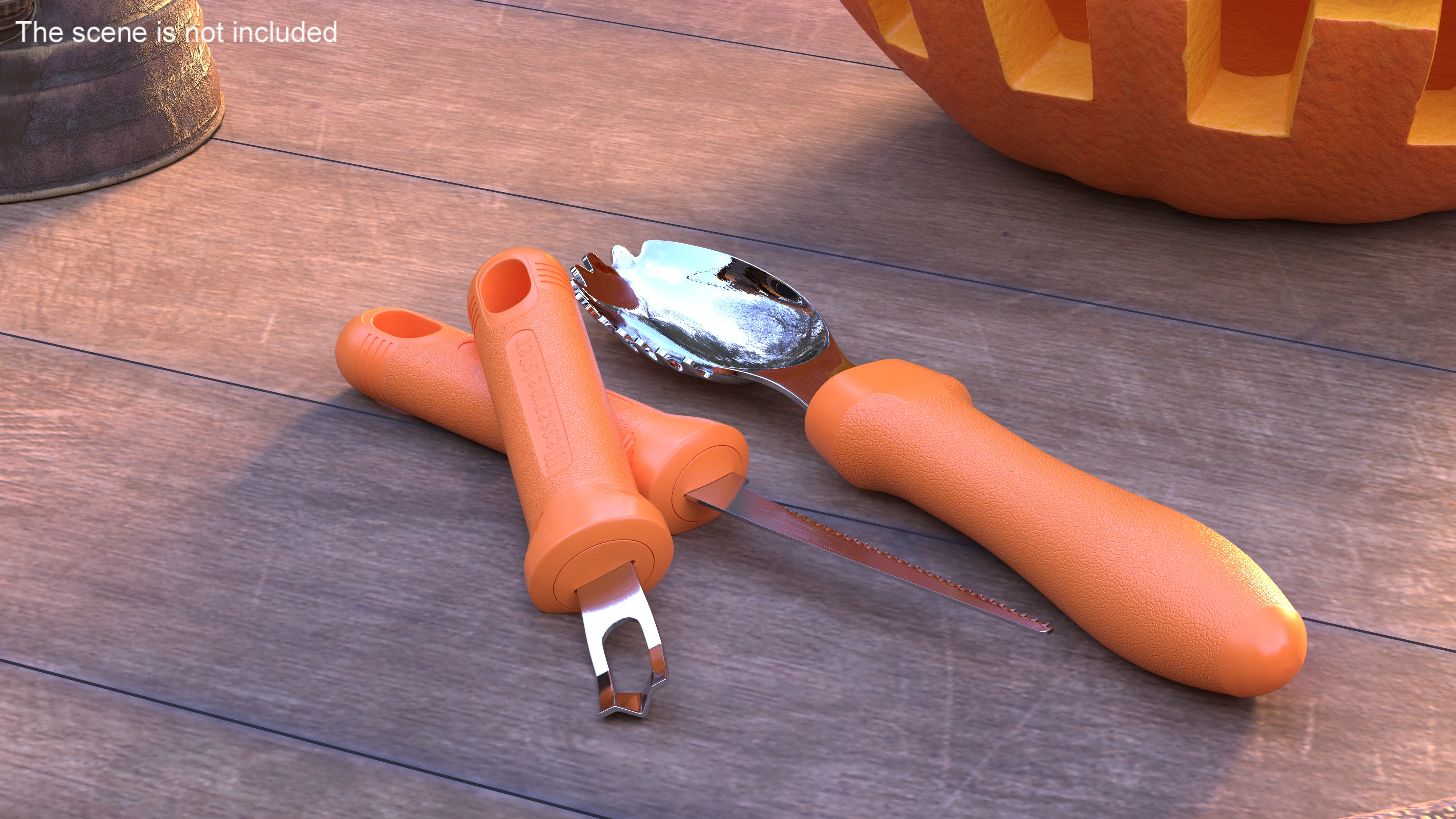 Pumpkin Carving Kit 3D model