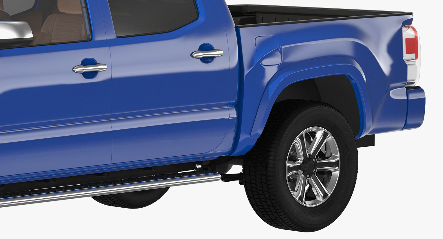 3D model Pickup with SnowPlow