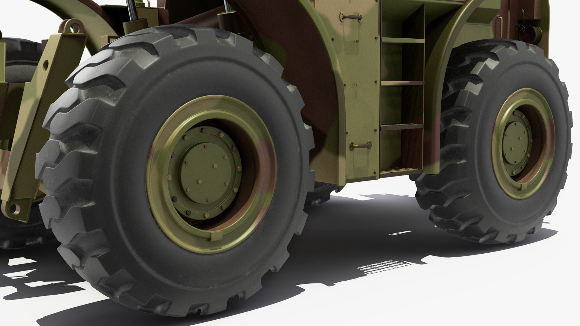 3D model Military Cargo Truck OshKosh MTVR MK23 Rigged