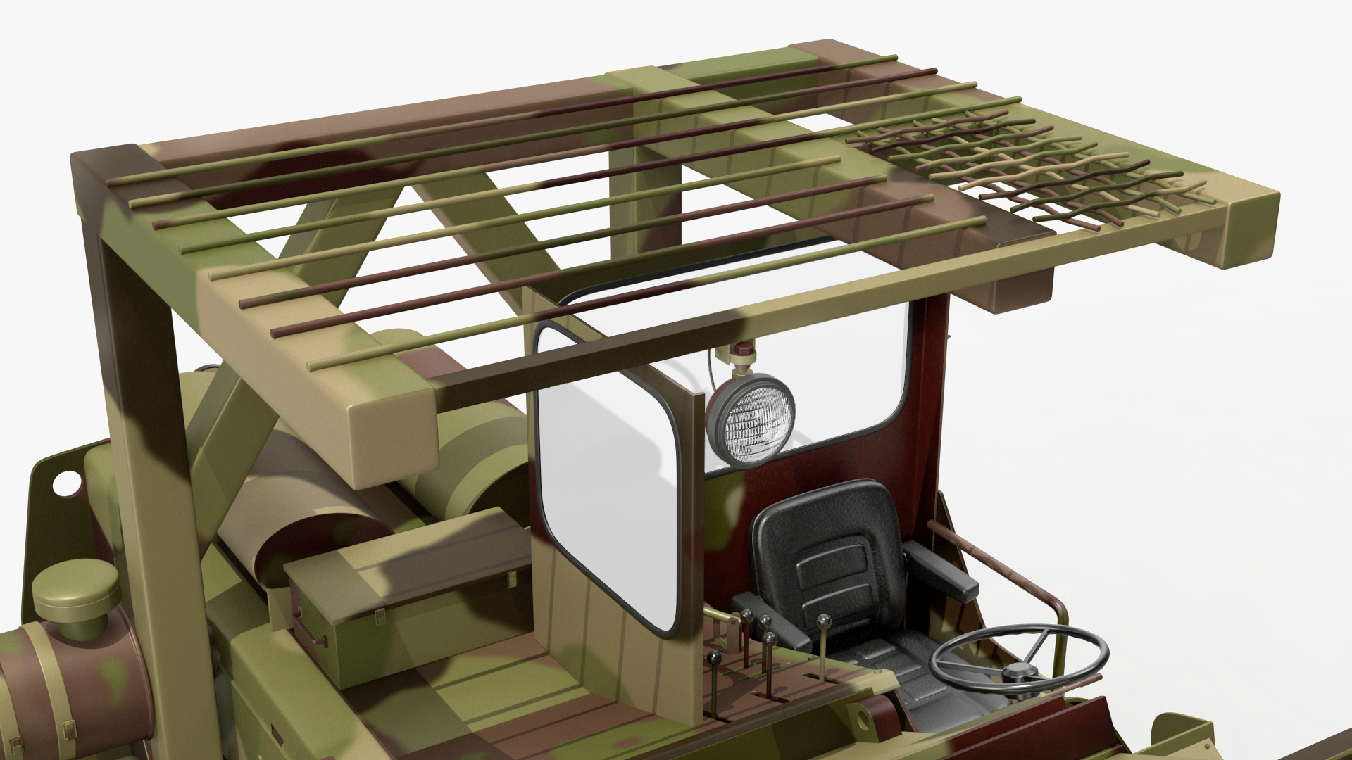 3D model Military Cargo Truck OshKosh MTVR MK23 Rigged