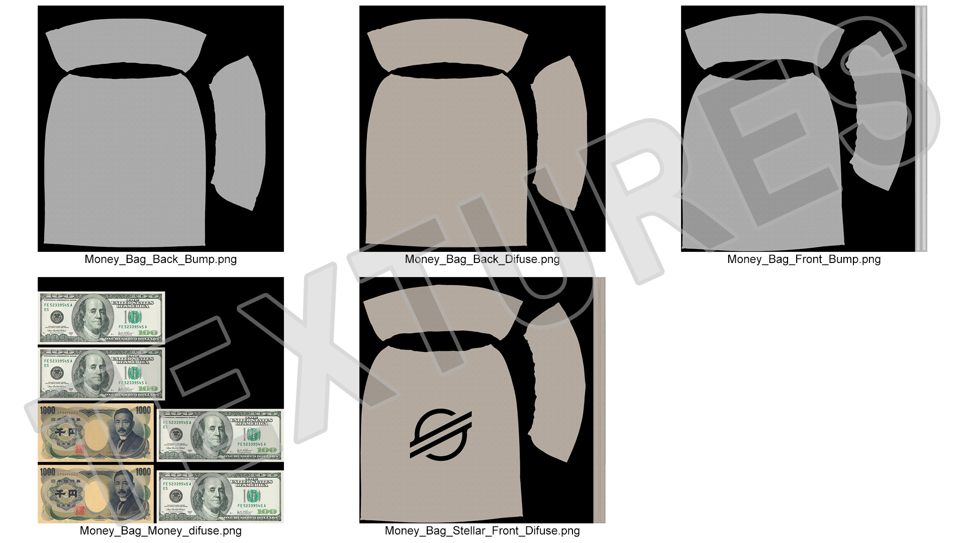 Money Bag Stellar 3D