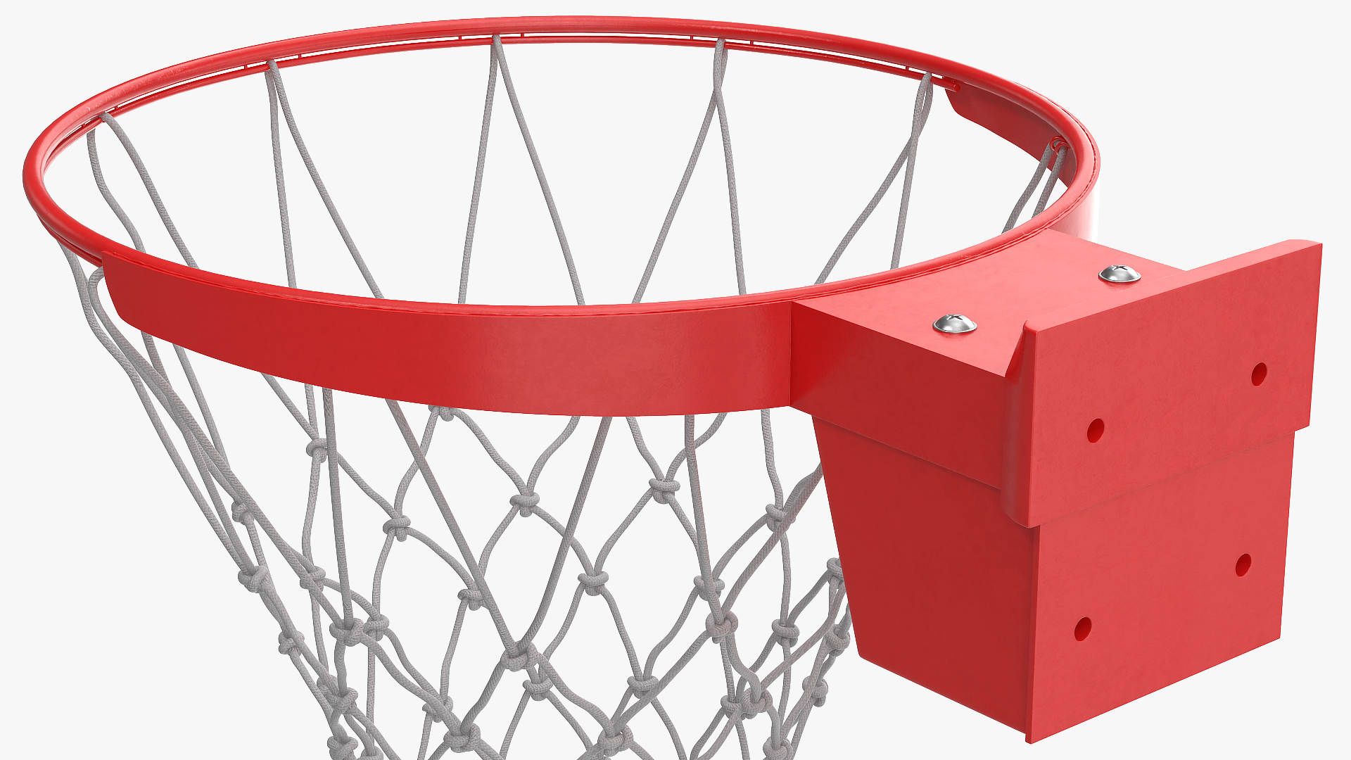 Animated Spalding Basketball Bounces Off the Ring 3D model