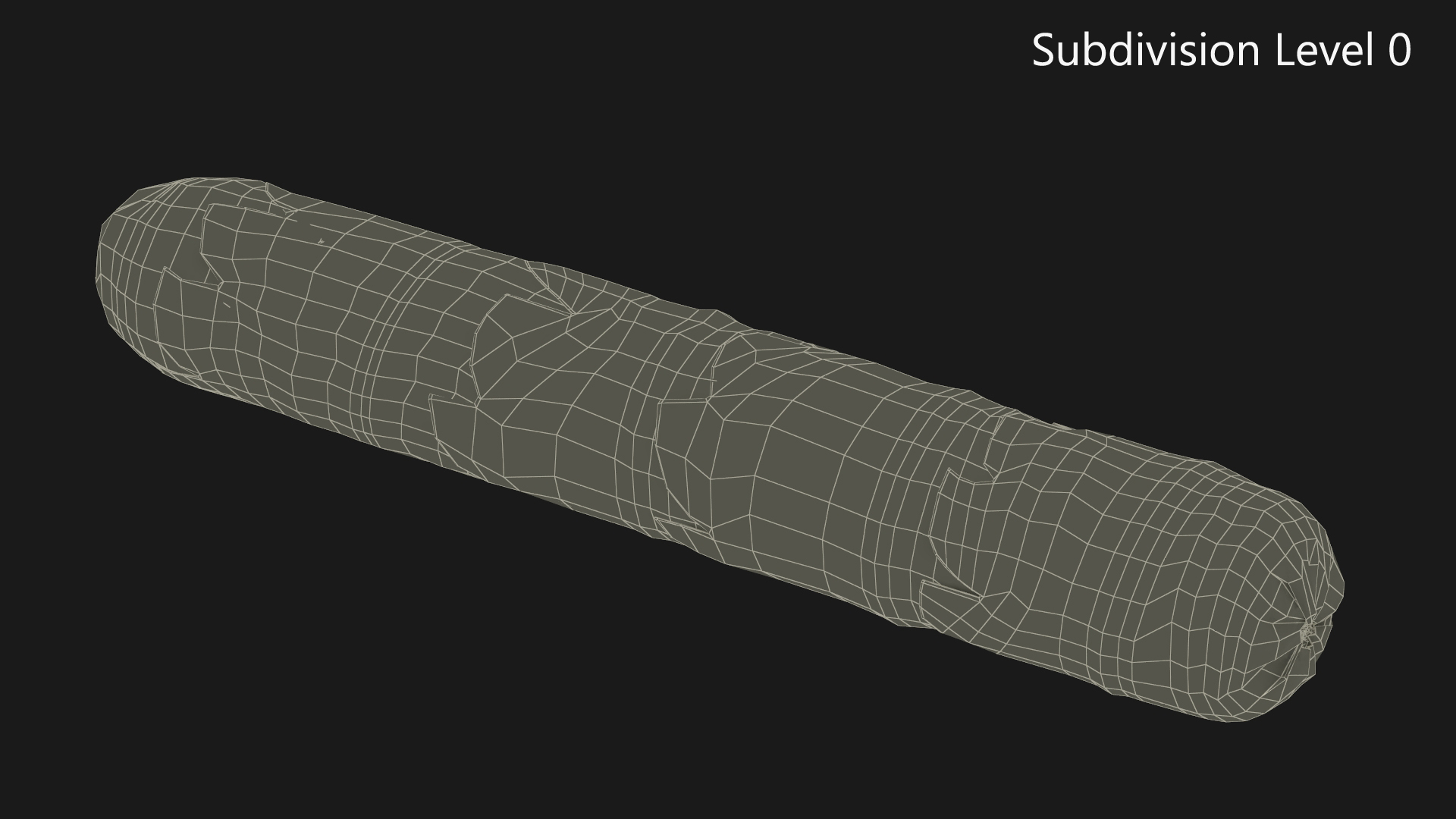 Cannabis Cigar 3D model