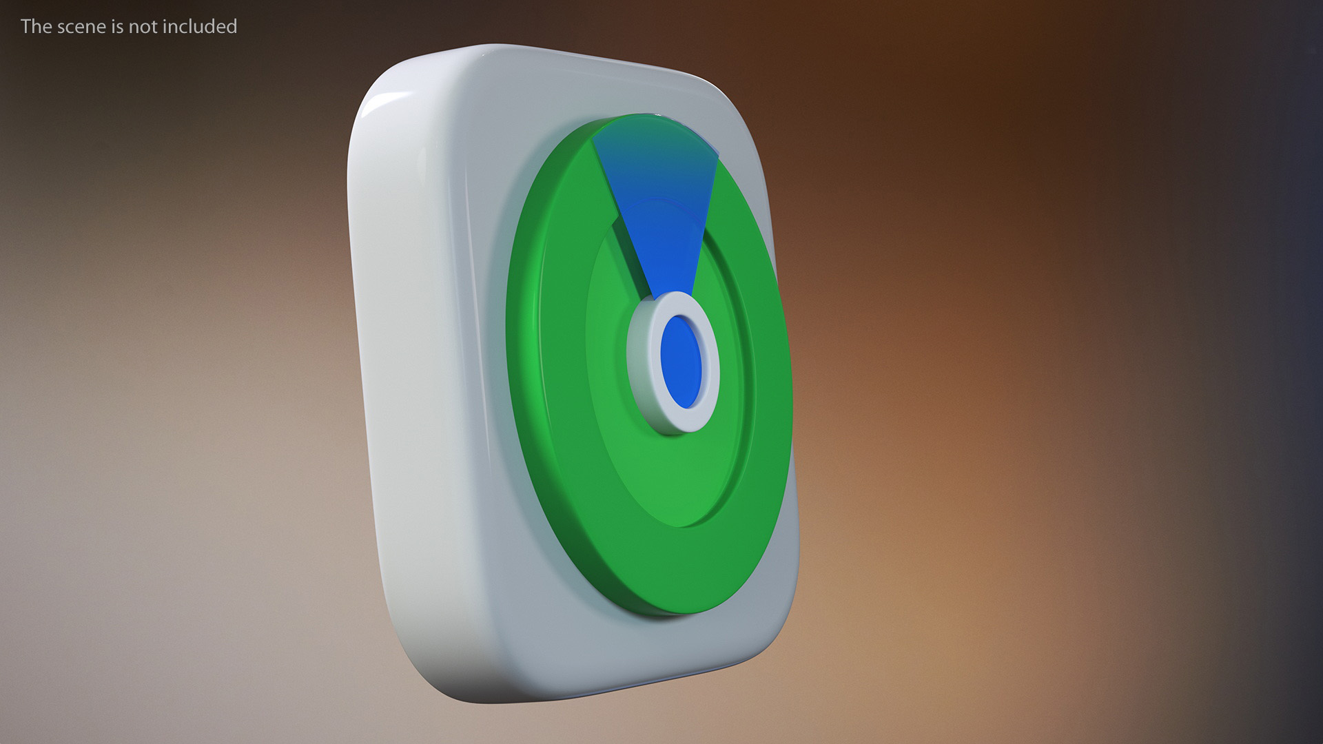 3D iPhone iOS Find My Icon model