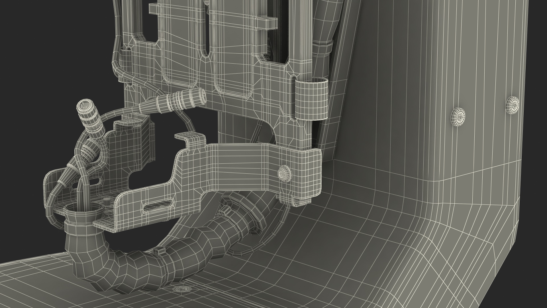 3D model Robotic Camera System with Digital Cam Rigged