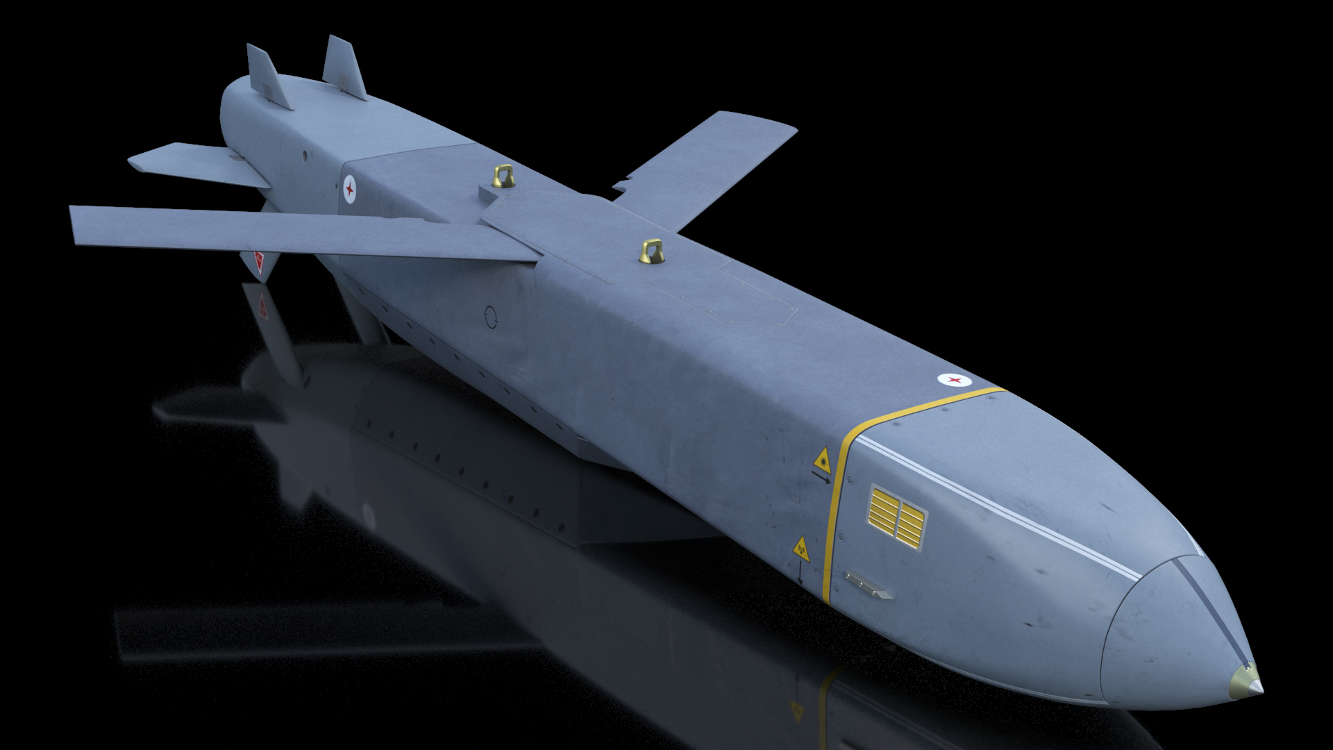 British French Air Launched Cruise Missile 3D