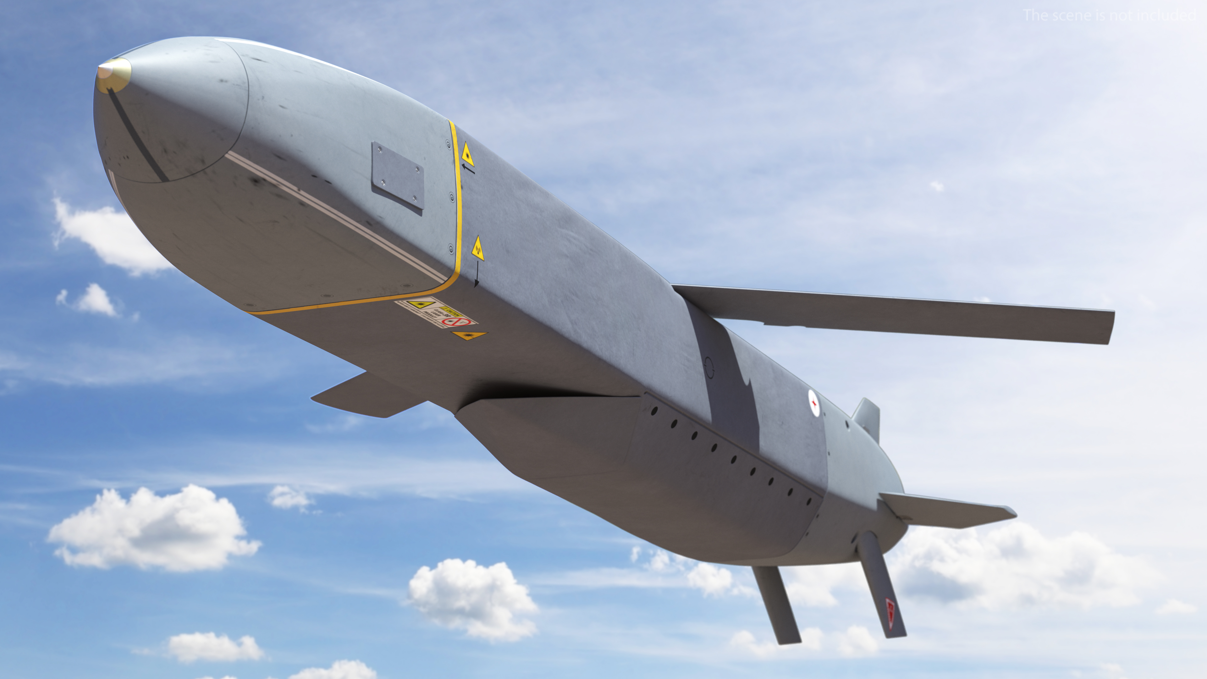 British French Air Launched Cruise Missile 3D