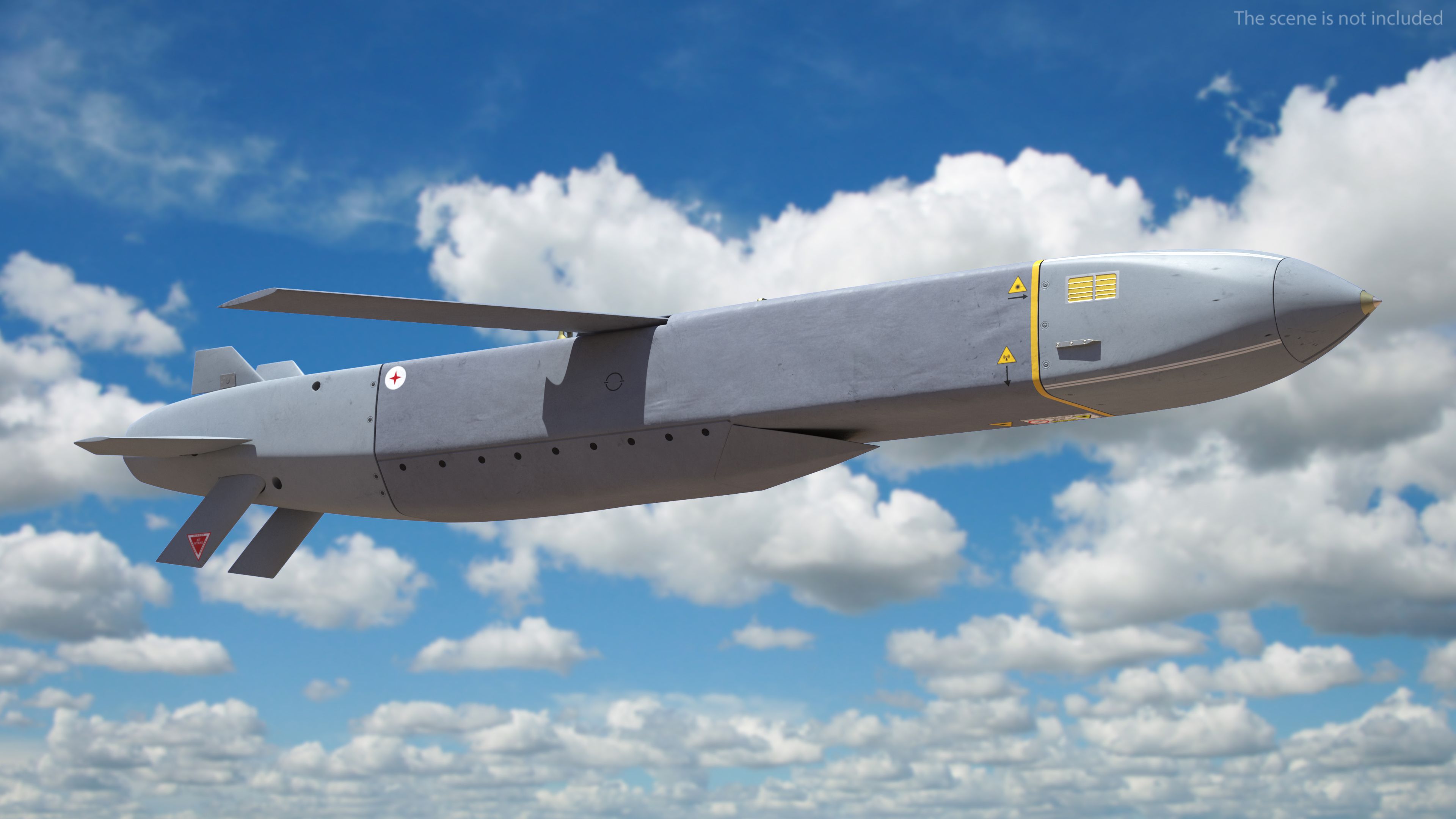 British French Air Launched Cruise Missile 3D