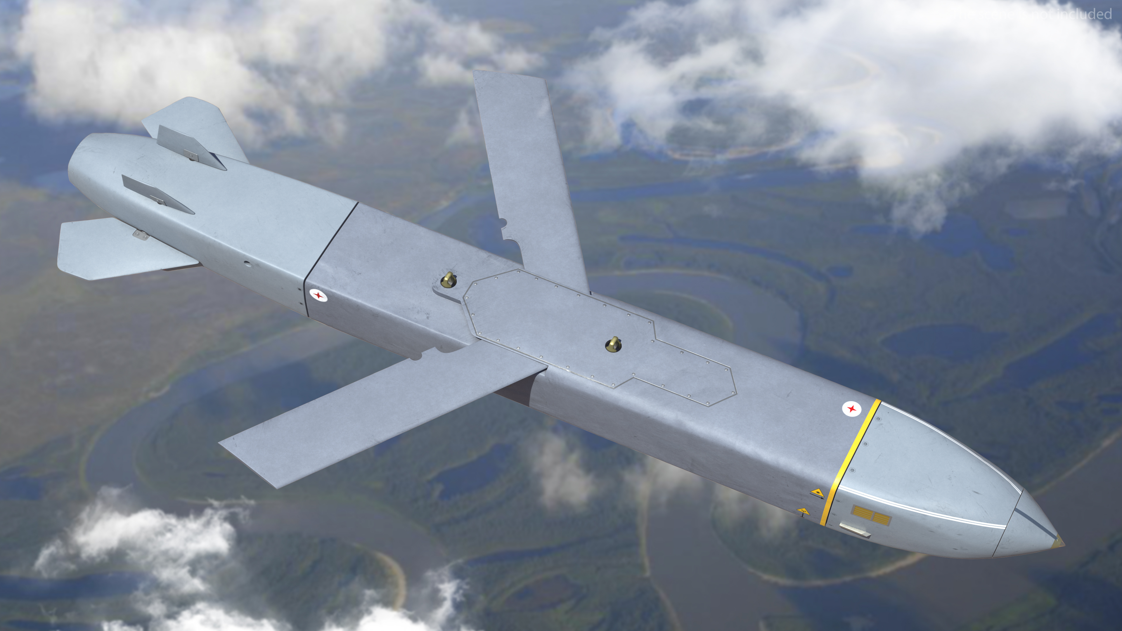 British French Air Launched Cruise Missile 3D