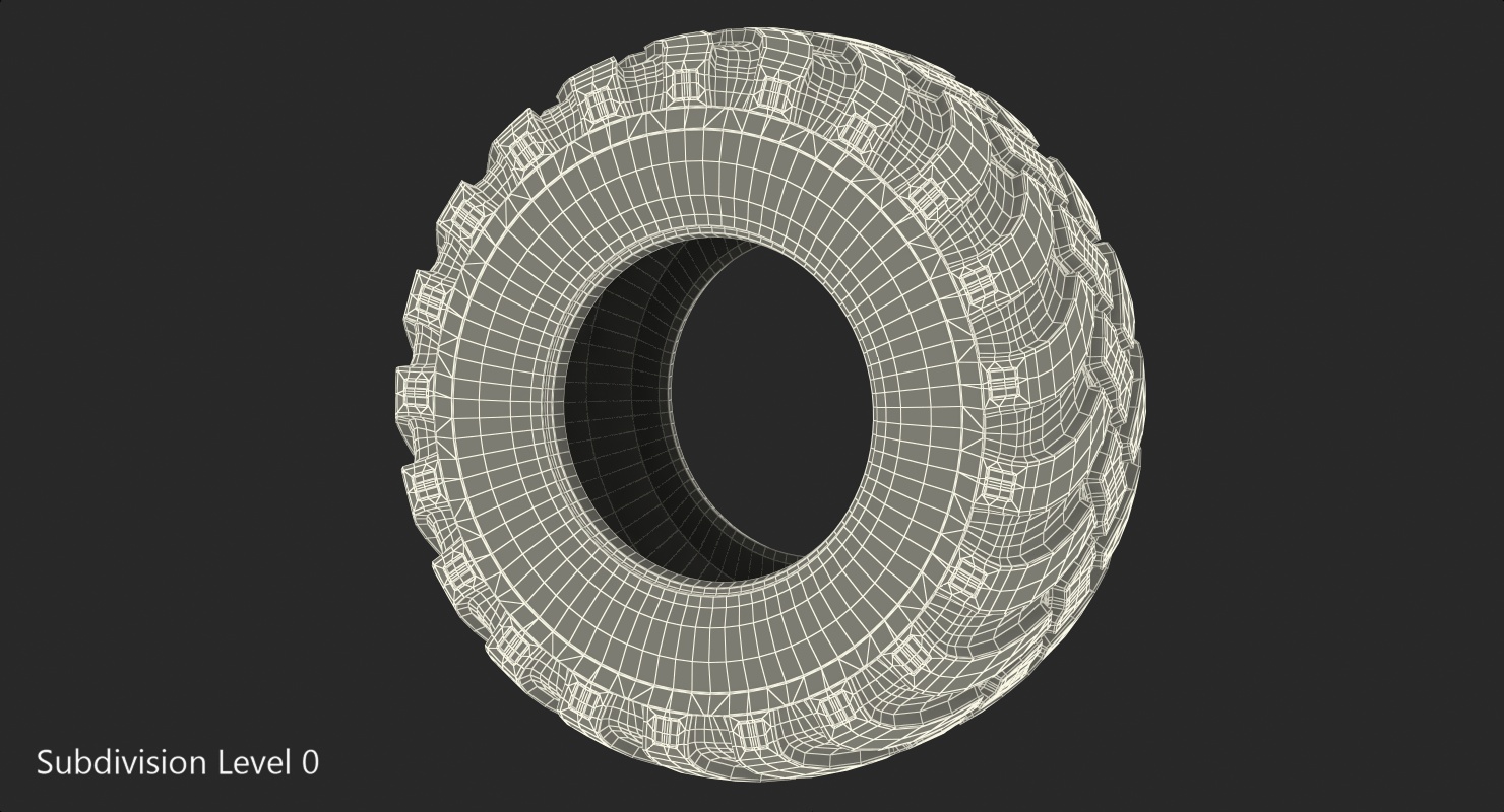 3D Off Road Tyre model