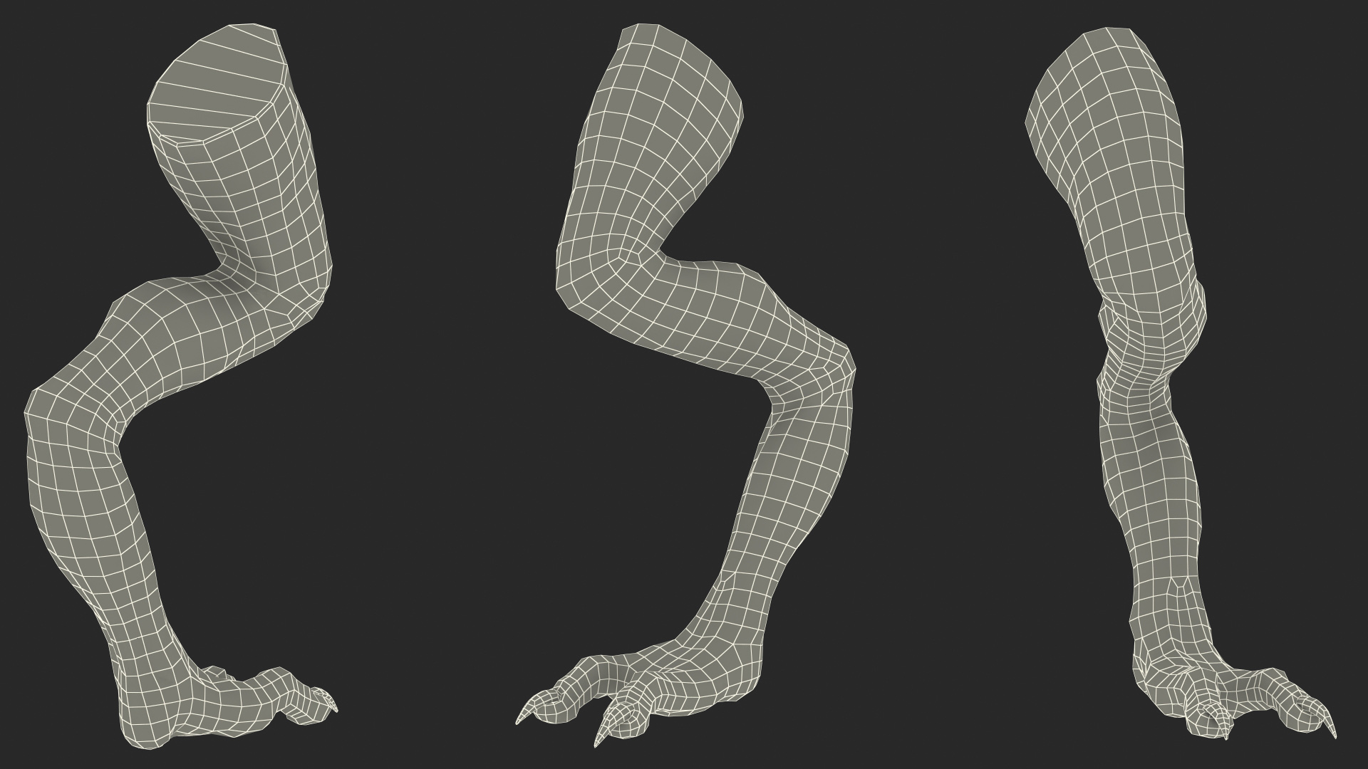 3D model Monster Creature Leg