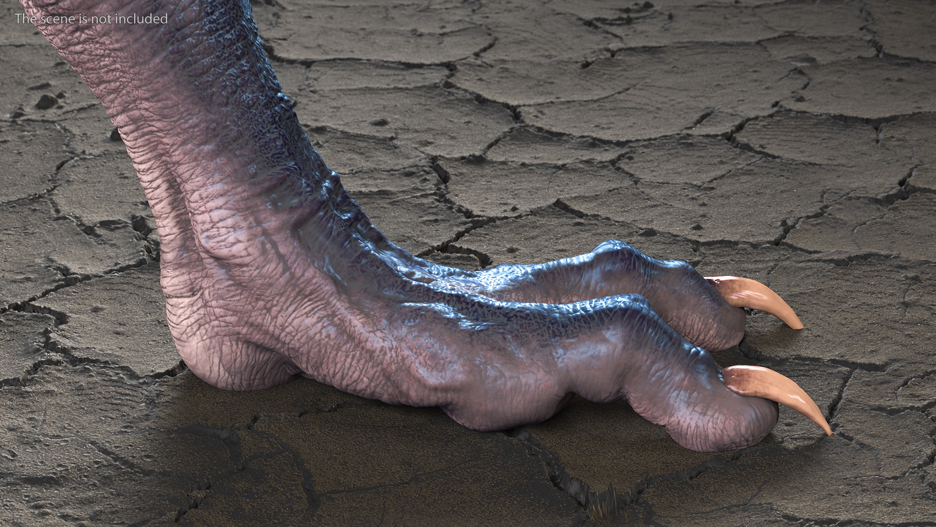 3D model Monster Creature Leg