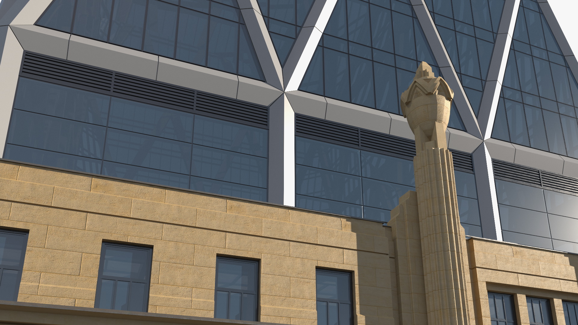 Fosters New York Hearst Tower 3D model