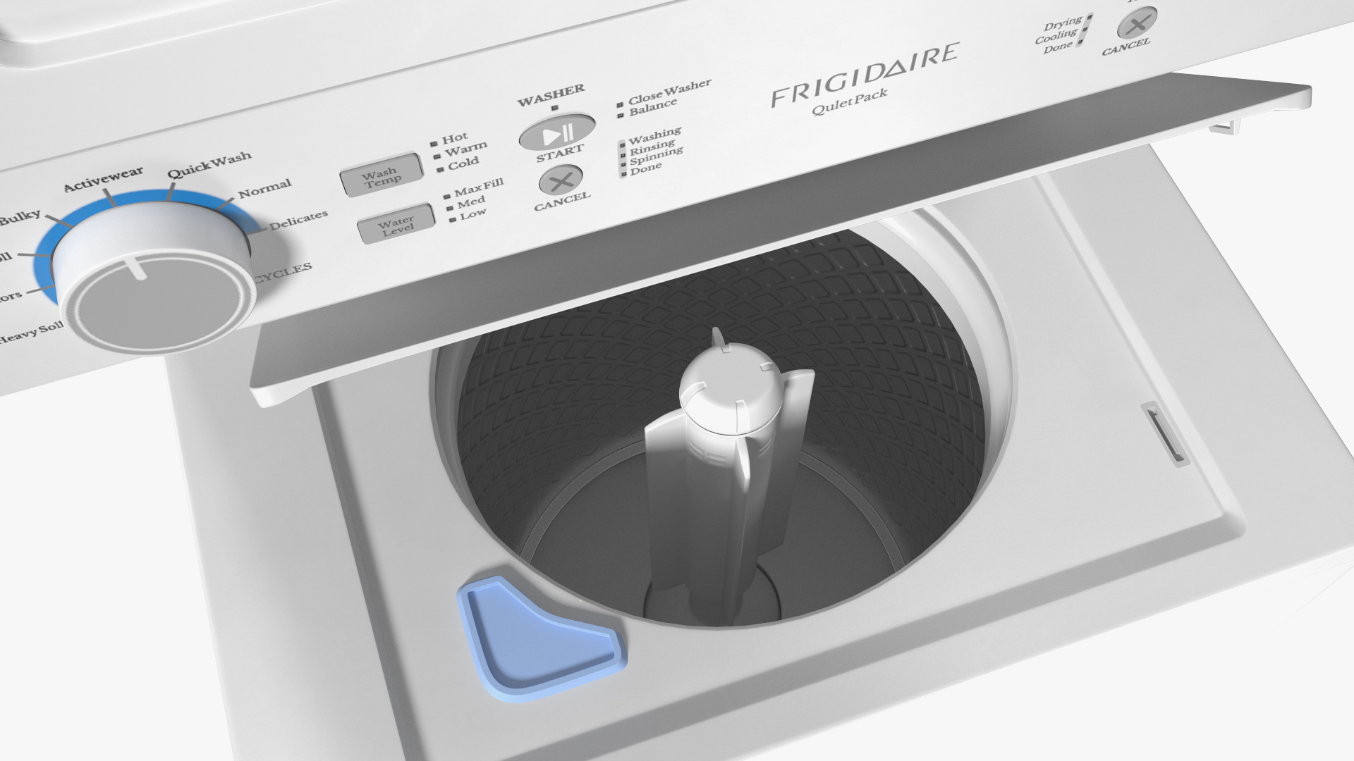 3D Frigidaire Washer Dryer Laundry Center model