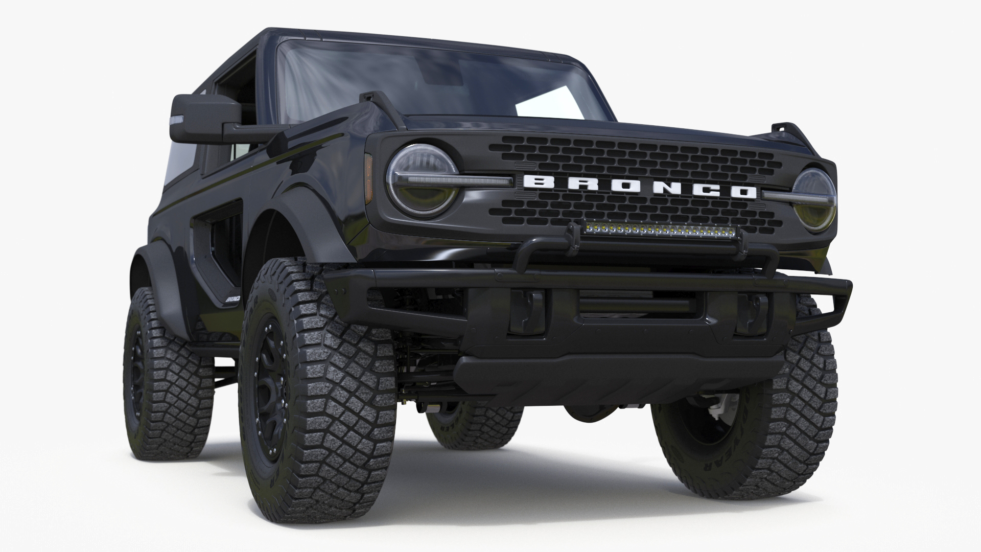 Ford Bronco Two Door 4X4 Shadow Black 3D