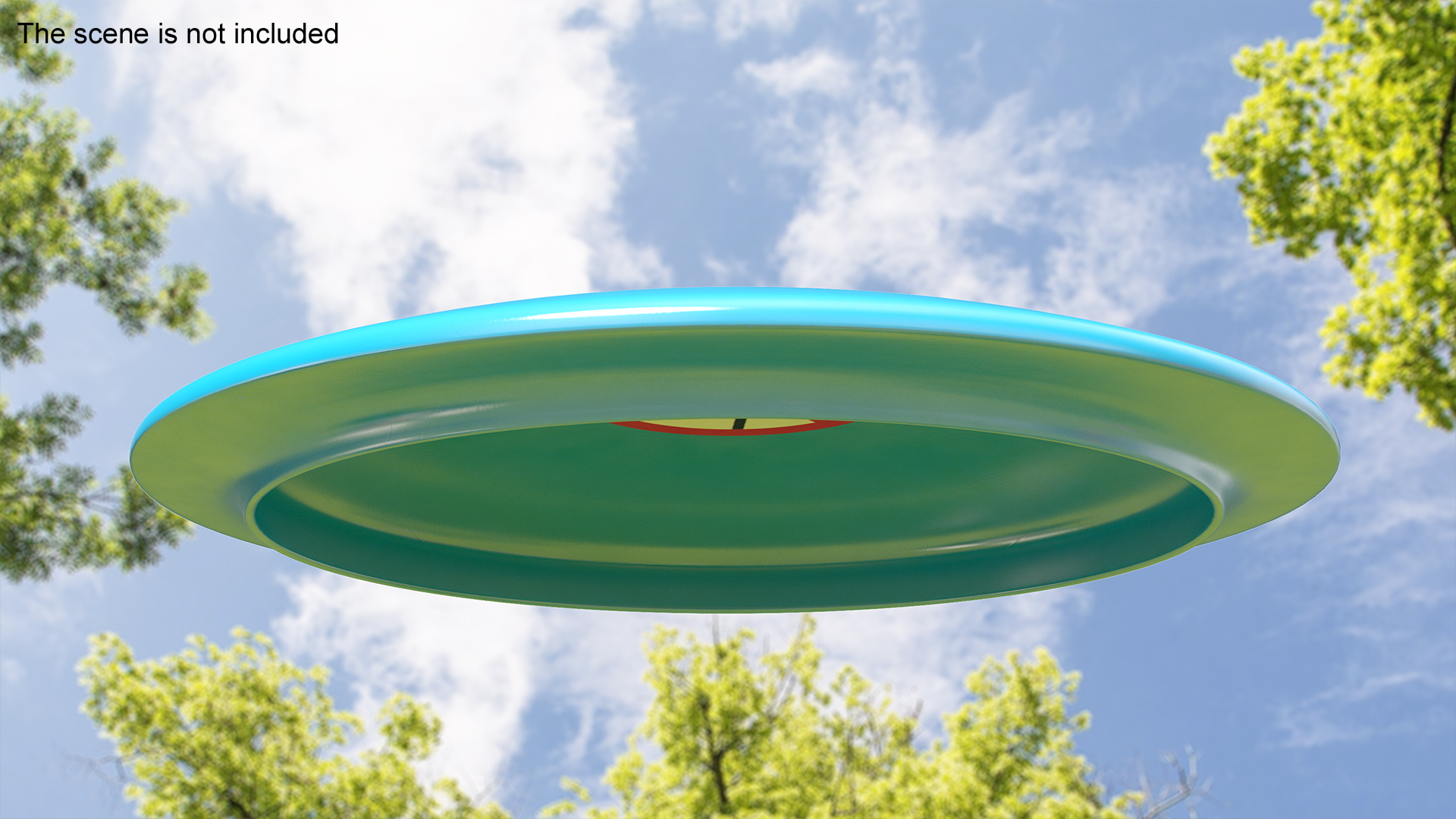 Plastic Flying Disc 3D model