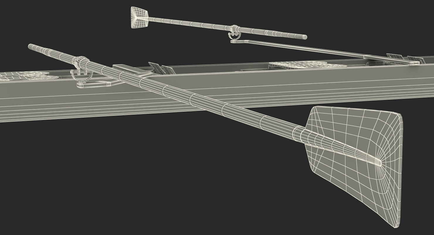 3D model Coxed Four Boat