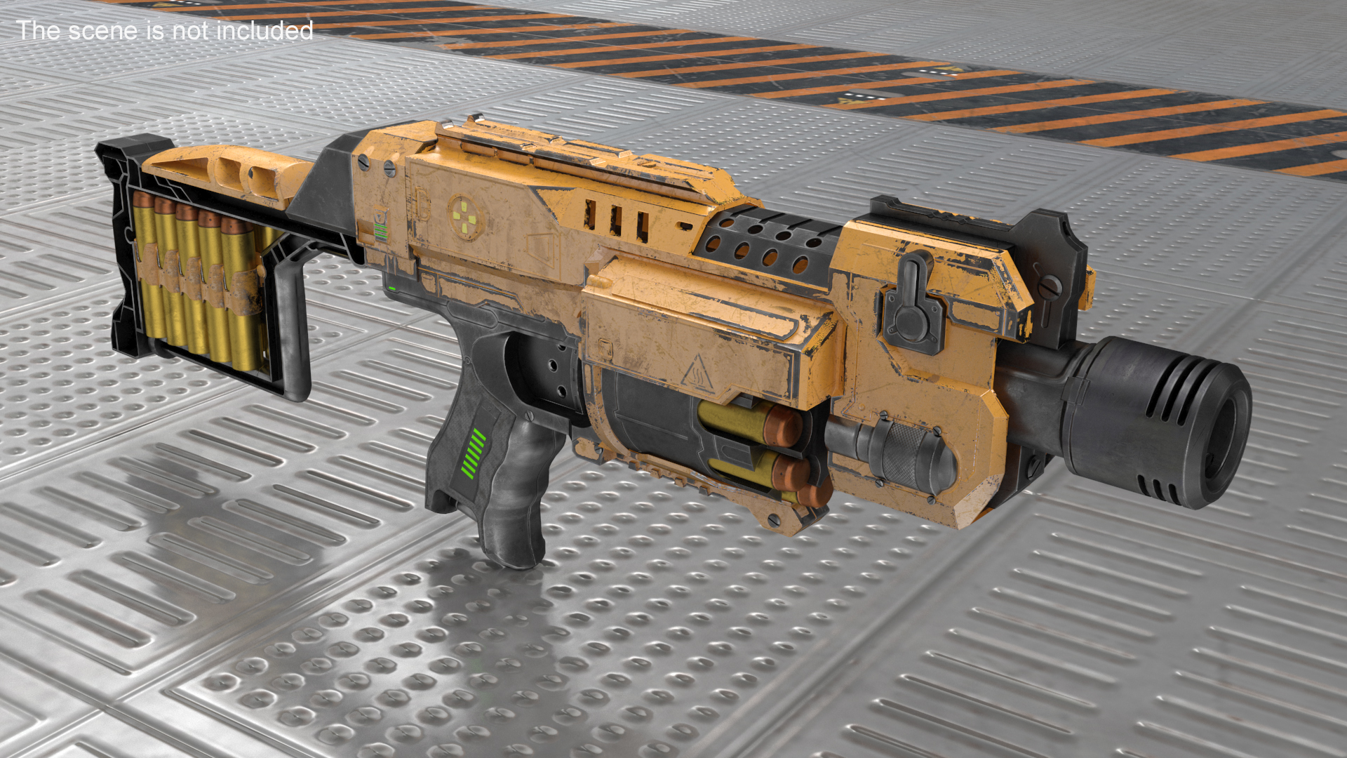 3D SciFi N-Strike Stockade model