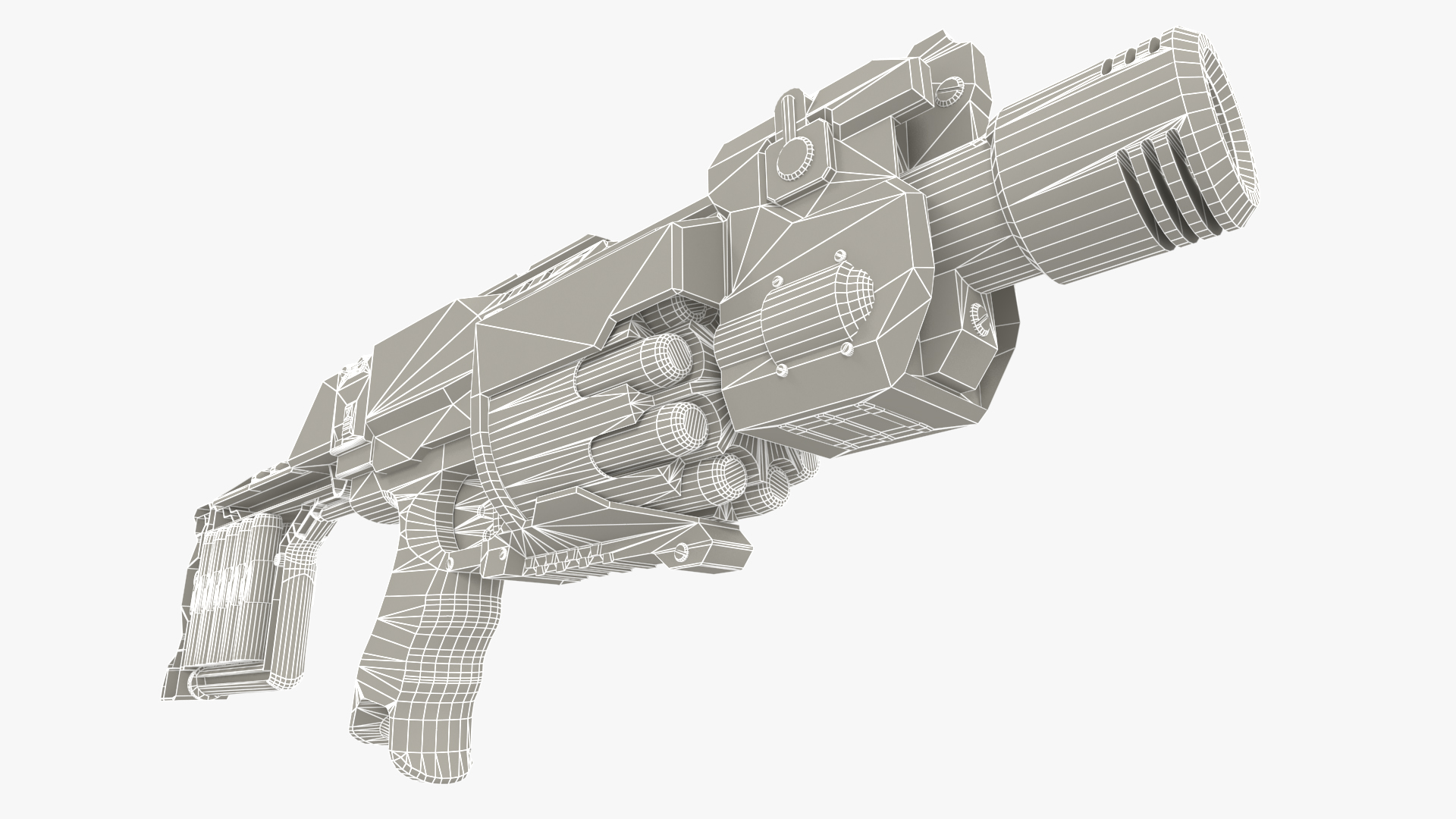 3D SciFi N-Strike Stockade model